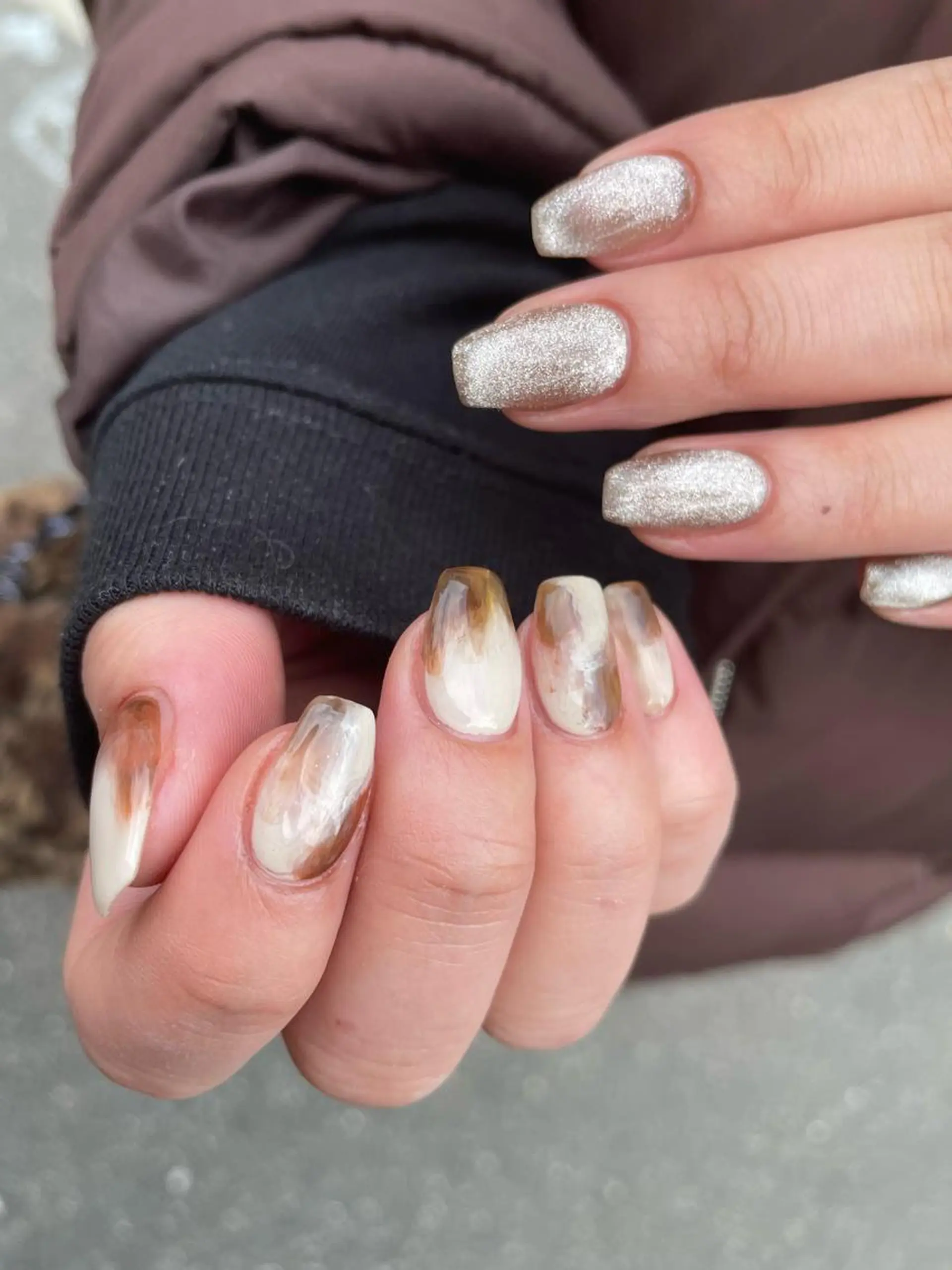 カラー ヘアアレンジ キッズ ネイル マツエク・マツパ アイブロウ 福田 加奈のネイルデザイン