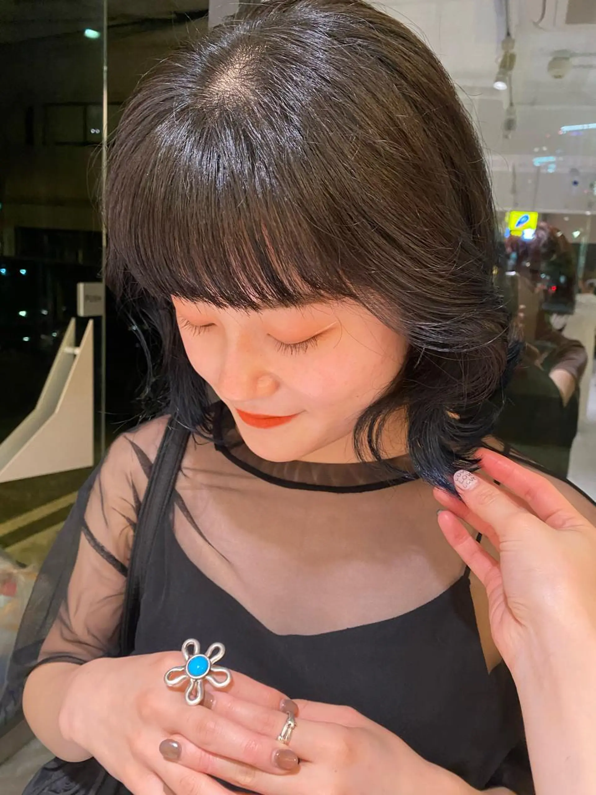 ミディアム Marina/表参道 /ヘアセット/暖色のヘアスタイル