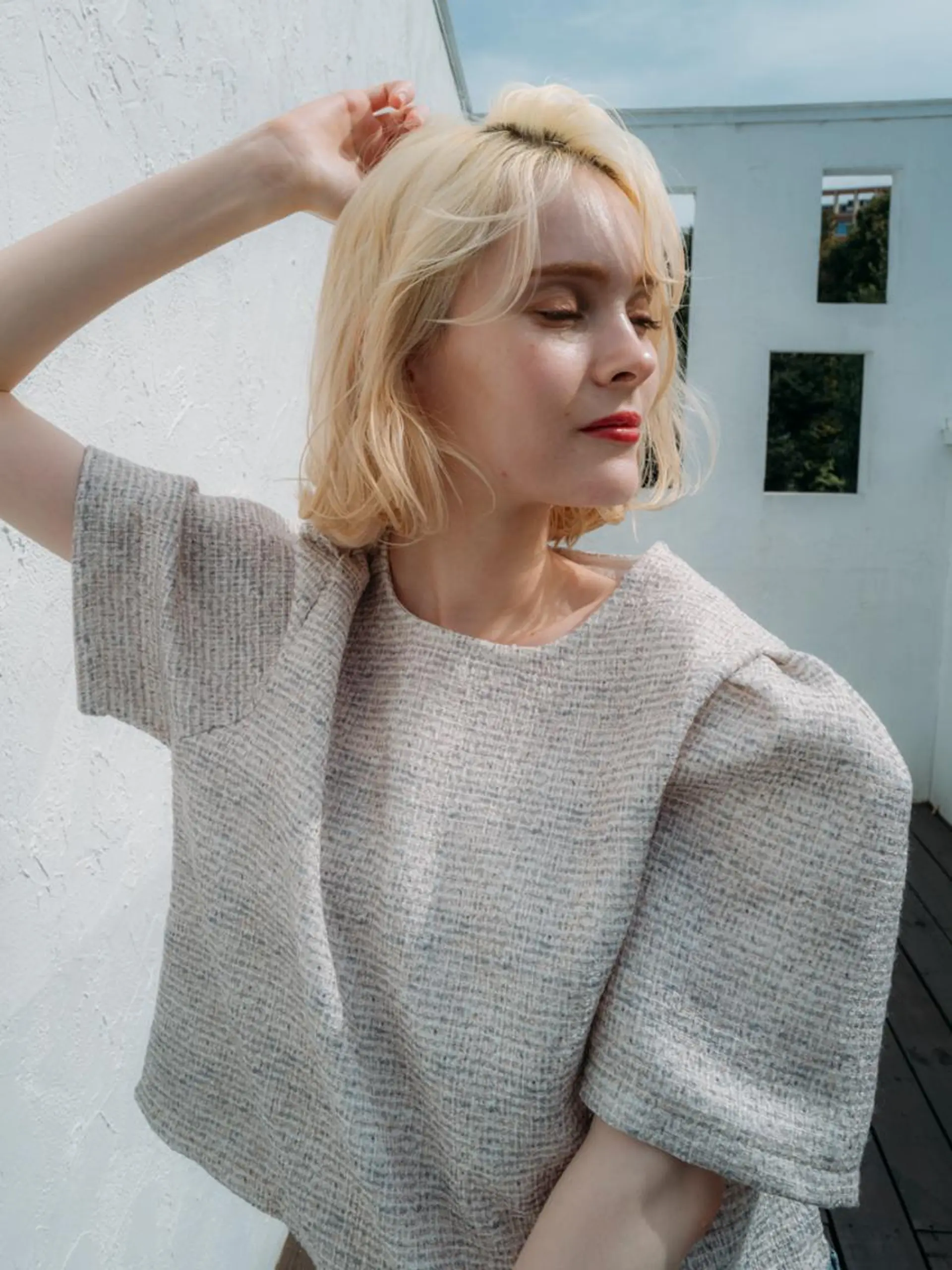 カラー 竹廣 春奈のヘアスタイル