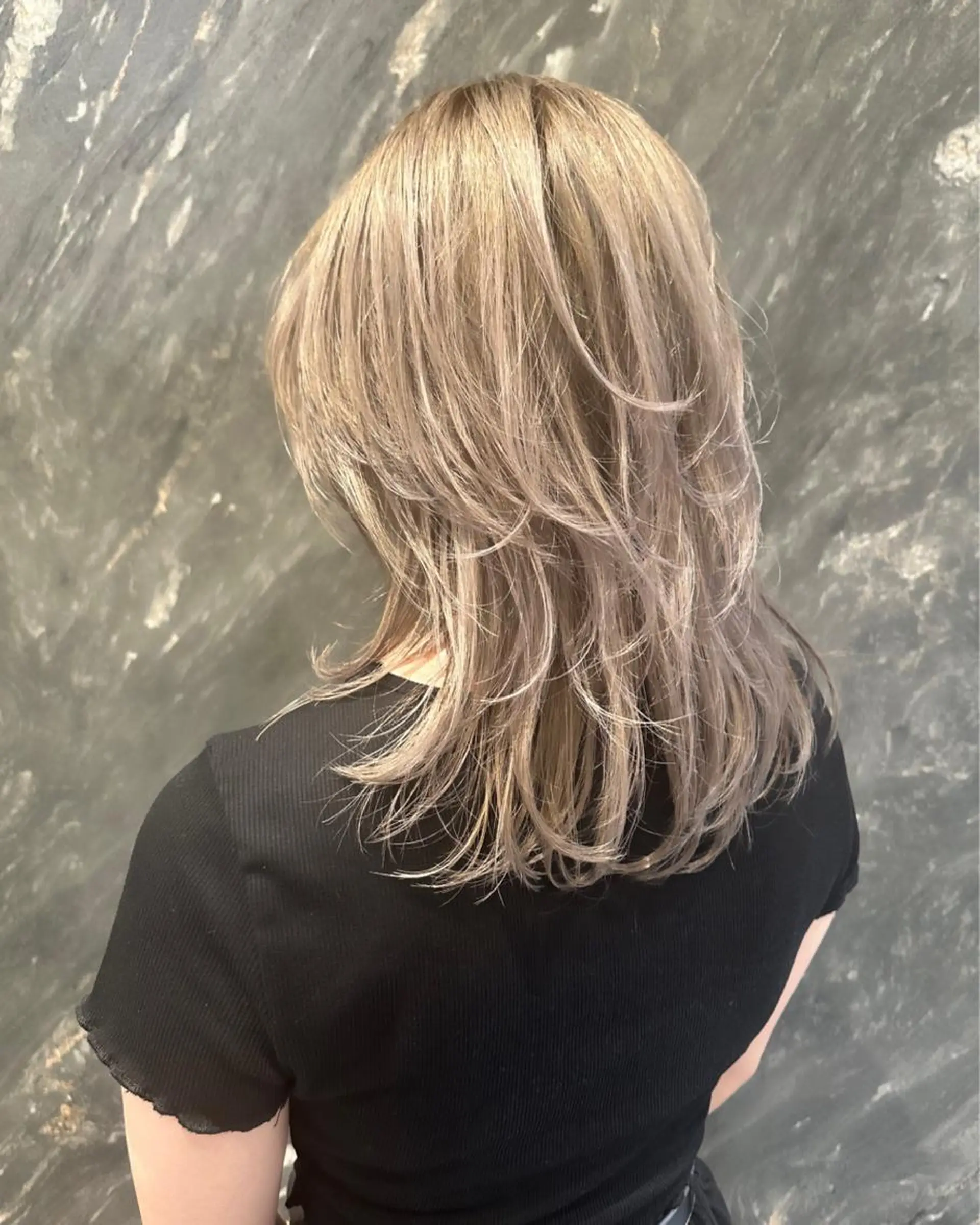 セミロング レイヤーカット カット ヘアカラー トリートメント 🦋レイヤーカット ミドリカワ🦋のヘアスタイル