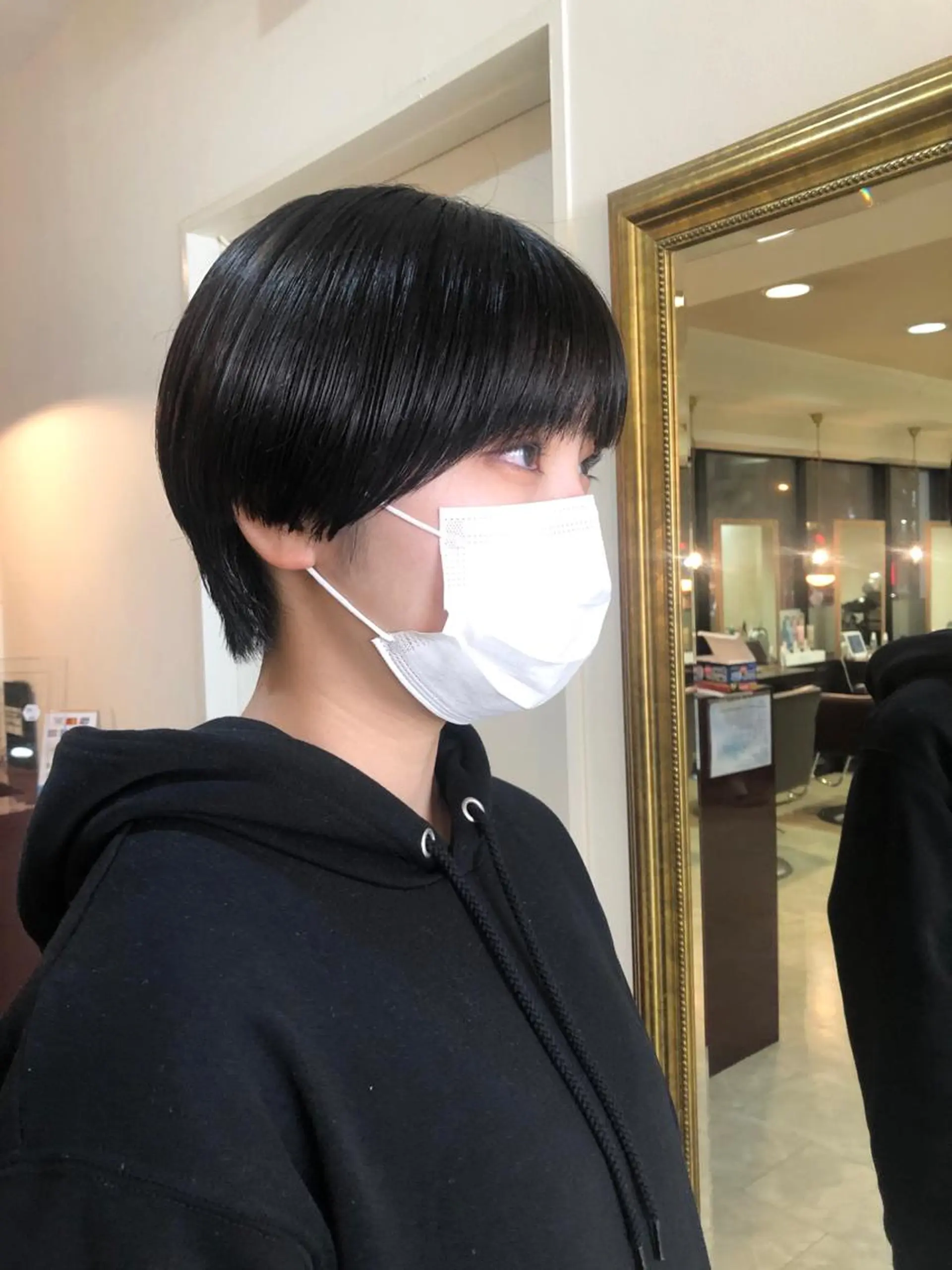 ショート ショートボブ ハンサムショート ボブ くびれヘア 似合わせカット ショート/パーマ/ カラー/FUKOのヘアスタイル