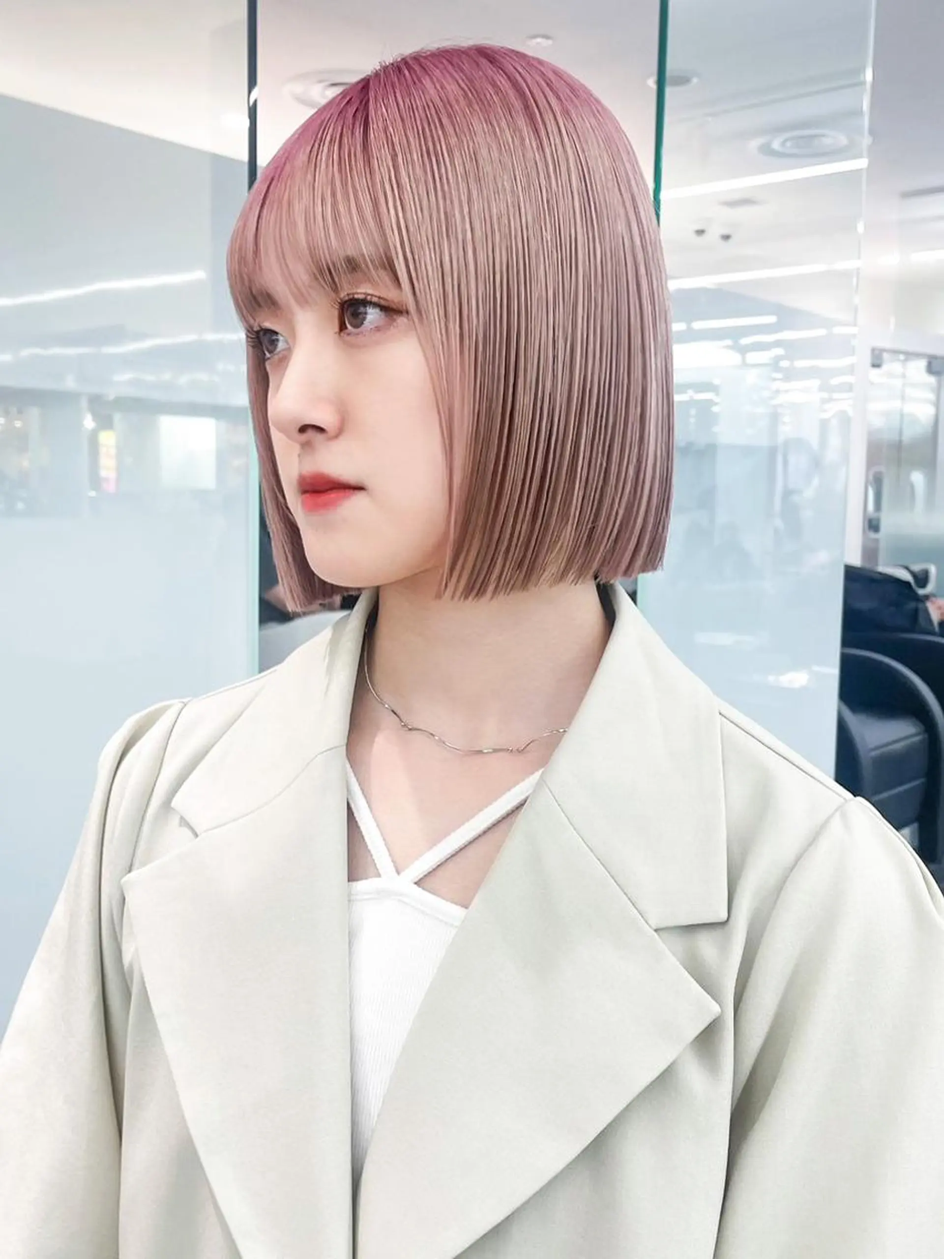 カラー ミディアム デザインカラー カット ヘアカラー トリートメント ITbyALBUM 藤沢店のヘアスタイル