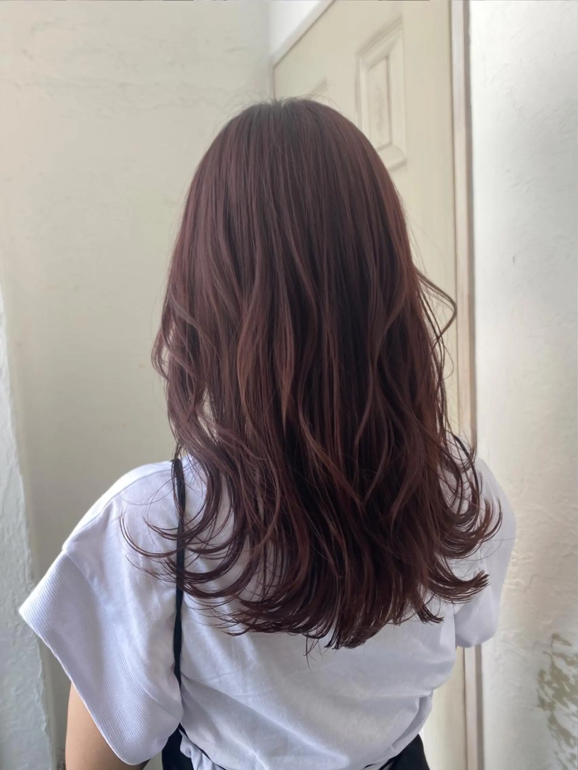 ロング カラー 🍑もも 🍑のヘアスタイル