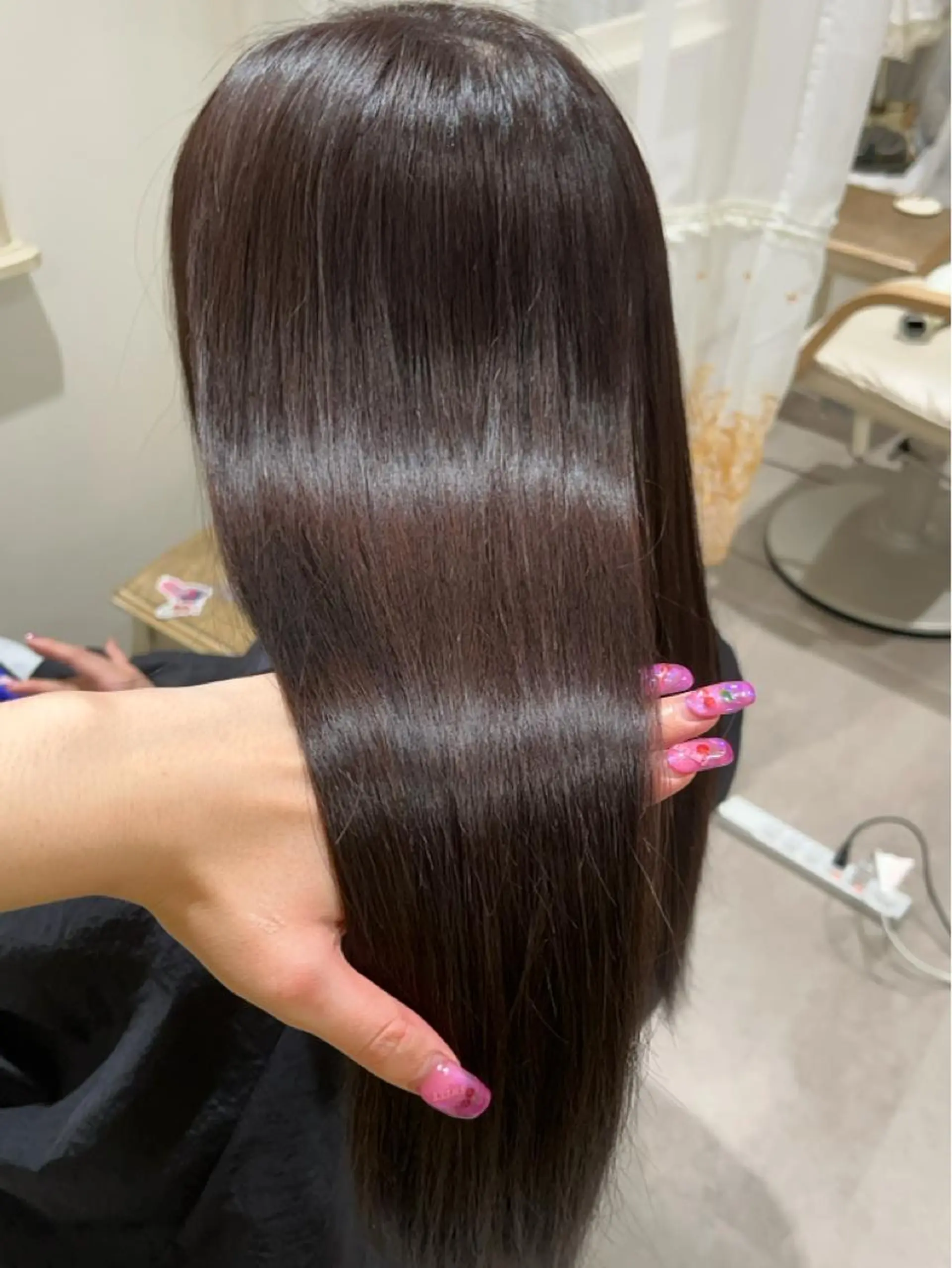 ロング カラー MOE🐈‍⬛🎀 エクステ/ワンホンのヘアスタイル