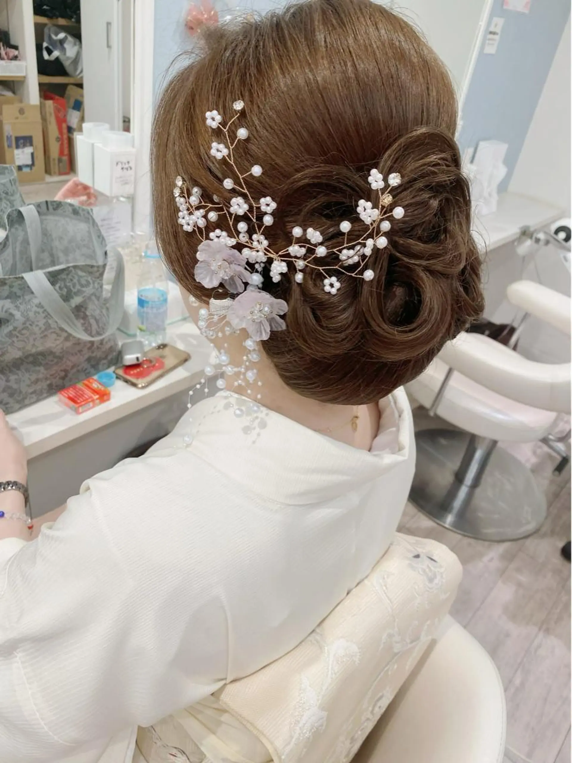 ロング ヘアアレンジ セットサロン      ラフテル所属・大阪/ヘアアレンジ /似合わせset💐のヘアスタイル