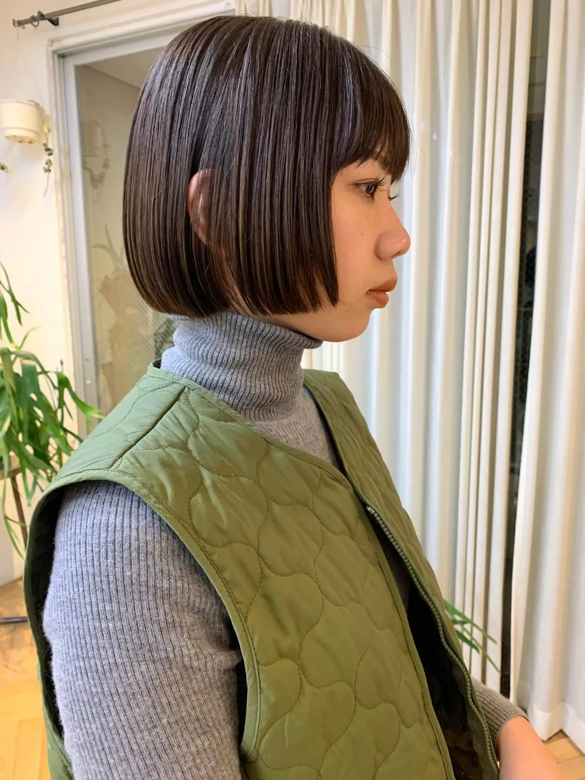 ショート 切りっぱなしボブ ボブ 似合わせカット 外ハネヘア CRAFT hairdesignのヘアスタイル