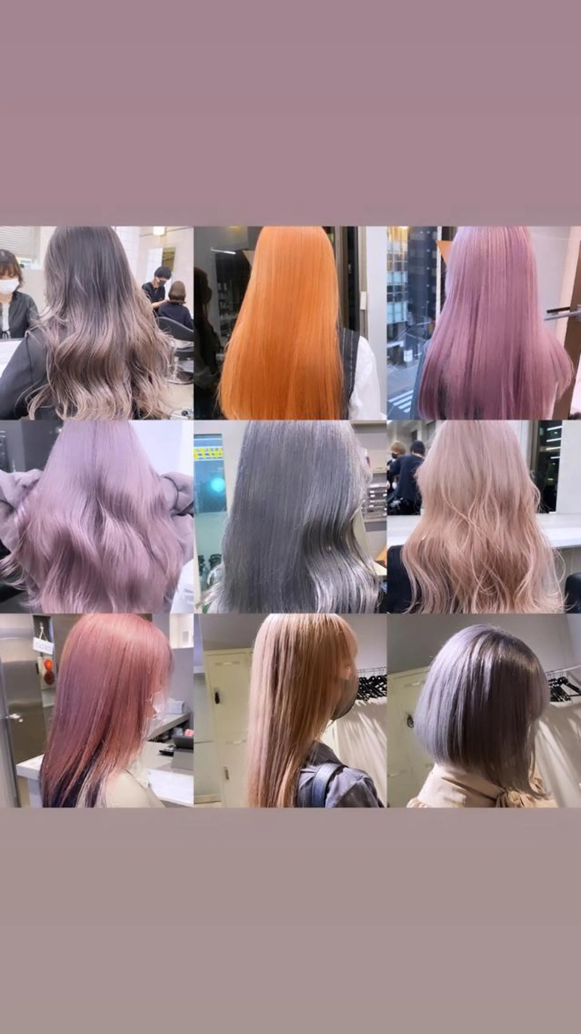 ロング カラー ヘアカラー ヘアセット 韓国/トレンド レイヤー【101】のヘアスタイル