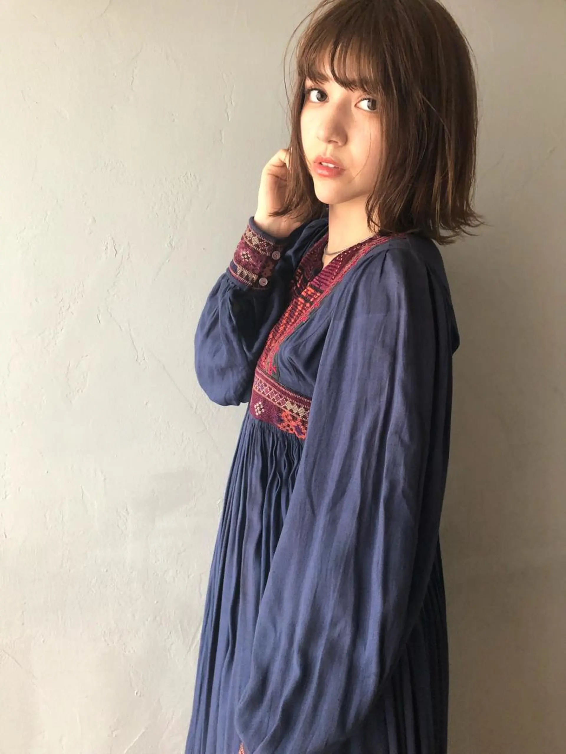 ミディアム カラー パーマ ヘアアレンジ メンズ キッズ ネイル マツエク・マツパ 🟩くすみカラー/ボ ブ/ショート/大司のヘアスタイル