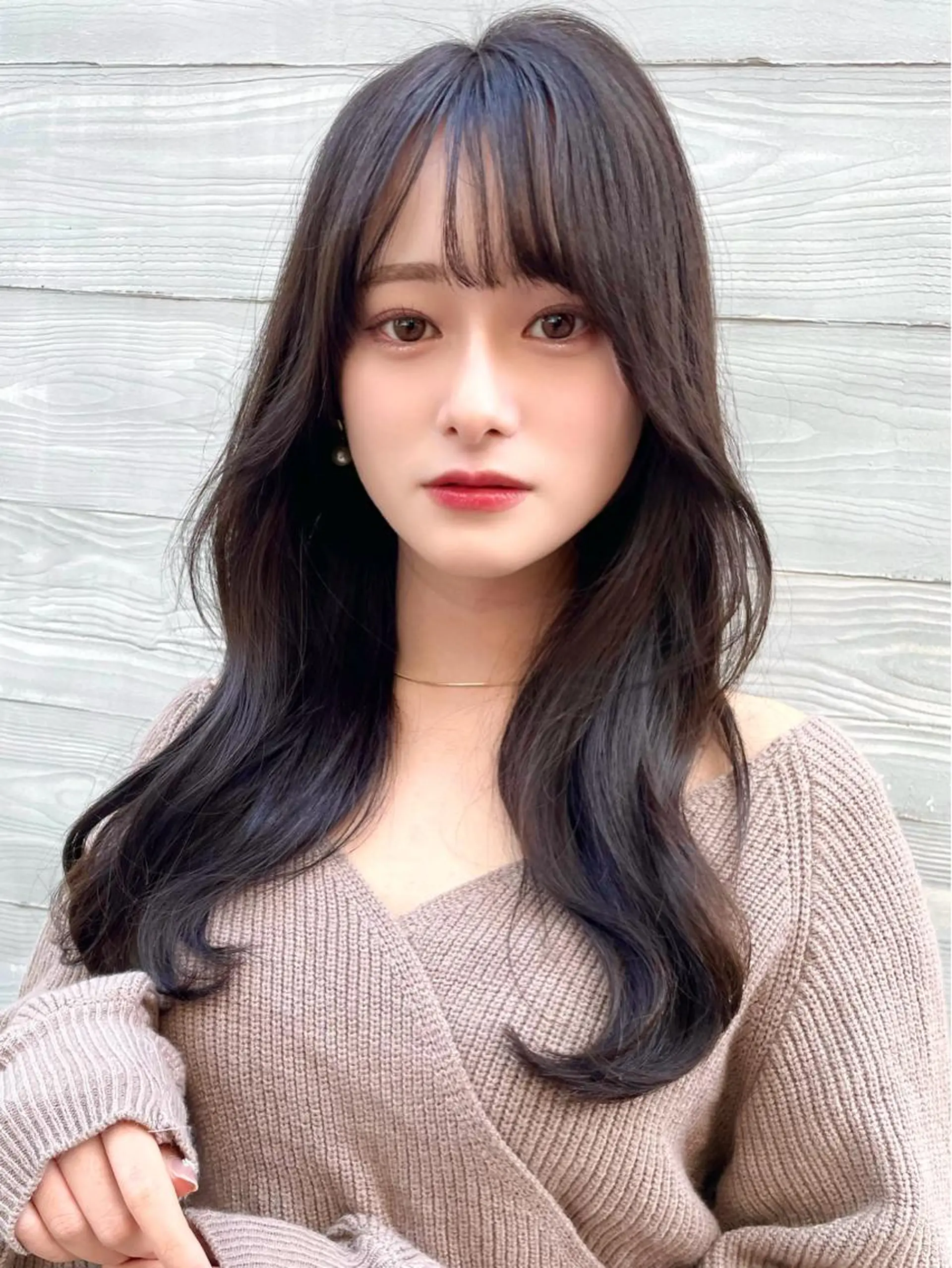 セミロング カラー 韓国ヘア🤍顔周り/ 髪質改善✨/林遼一郎のヘアスタイル