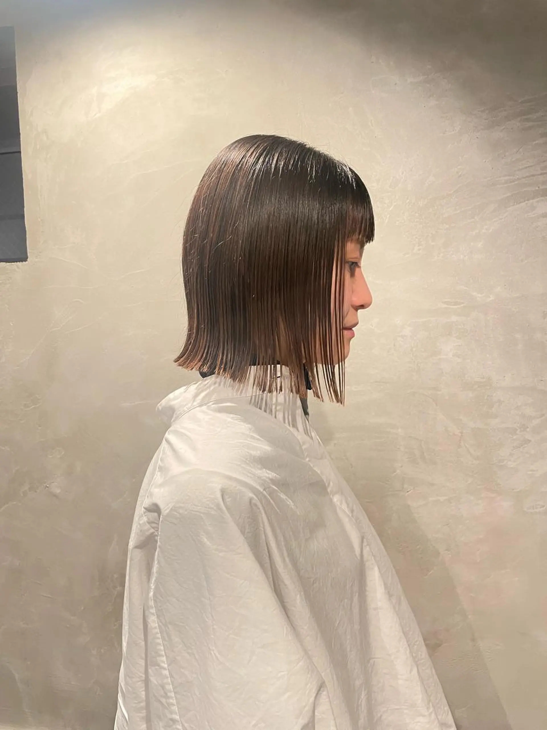 ミディアム ボブ 渋谷 留菜のヘアスタイル