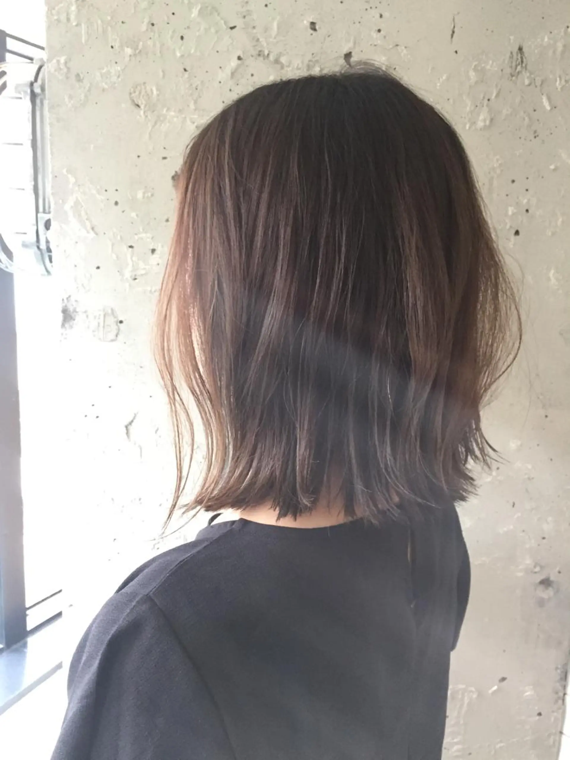 ミディアム ヘアカラー トリートメント 稲田 結衣夏のヘアスタイル