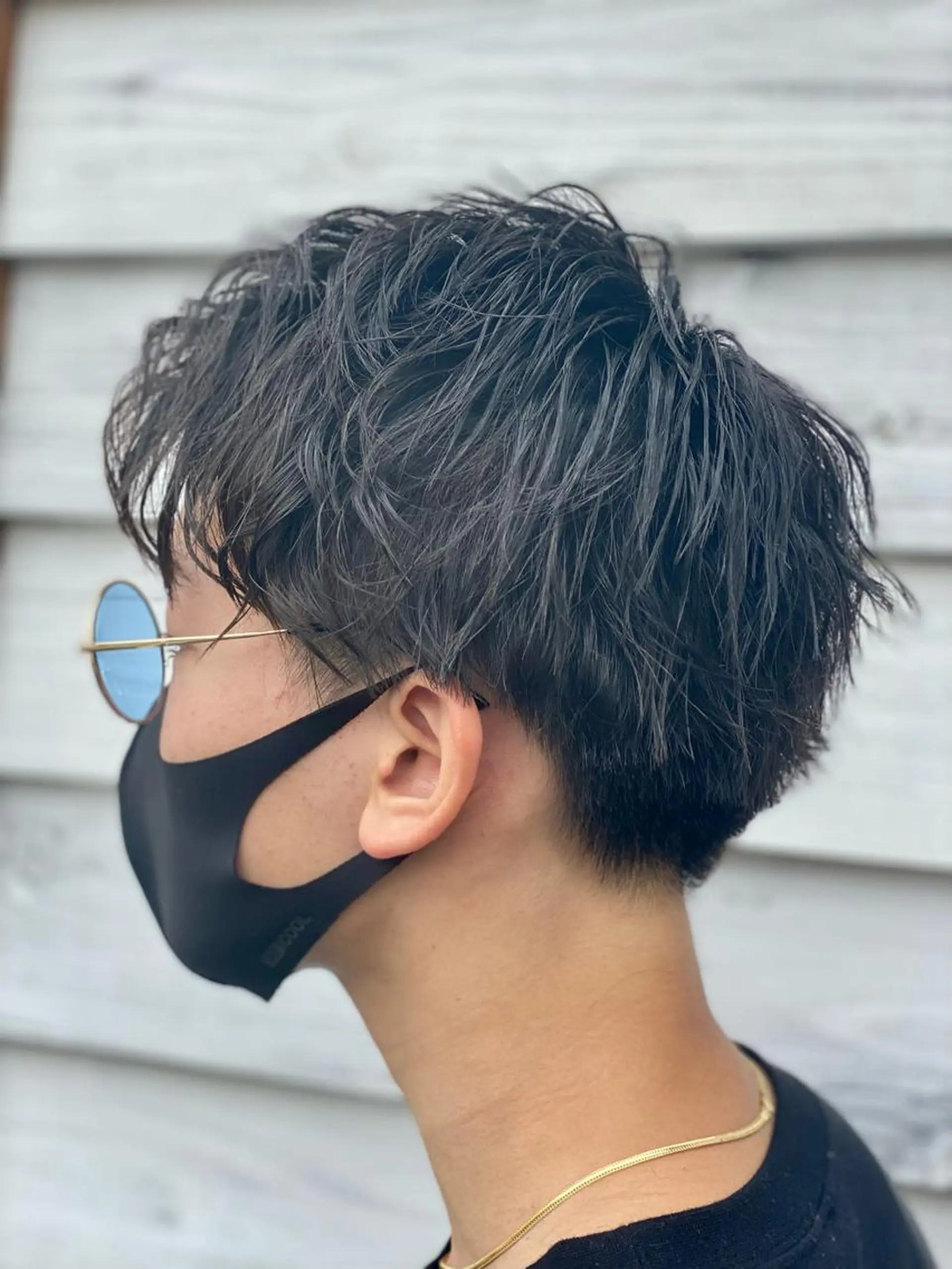 パーマ メンズ 岩倉 諒のヘアスタイル