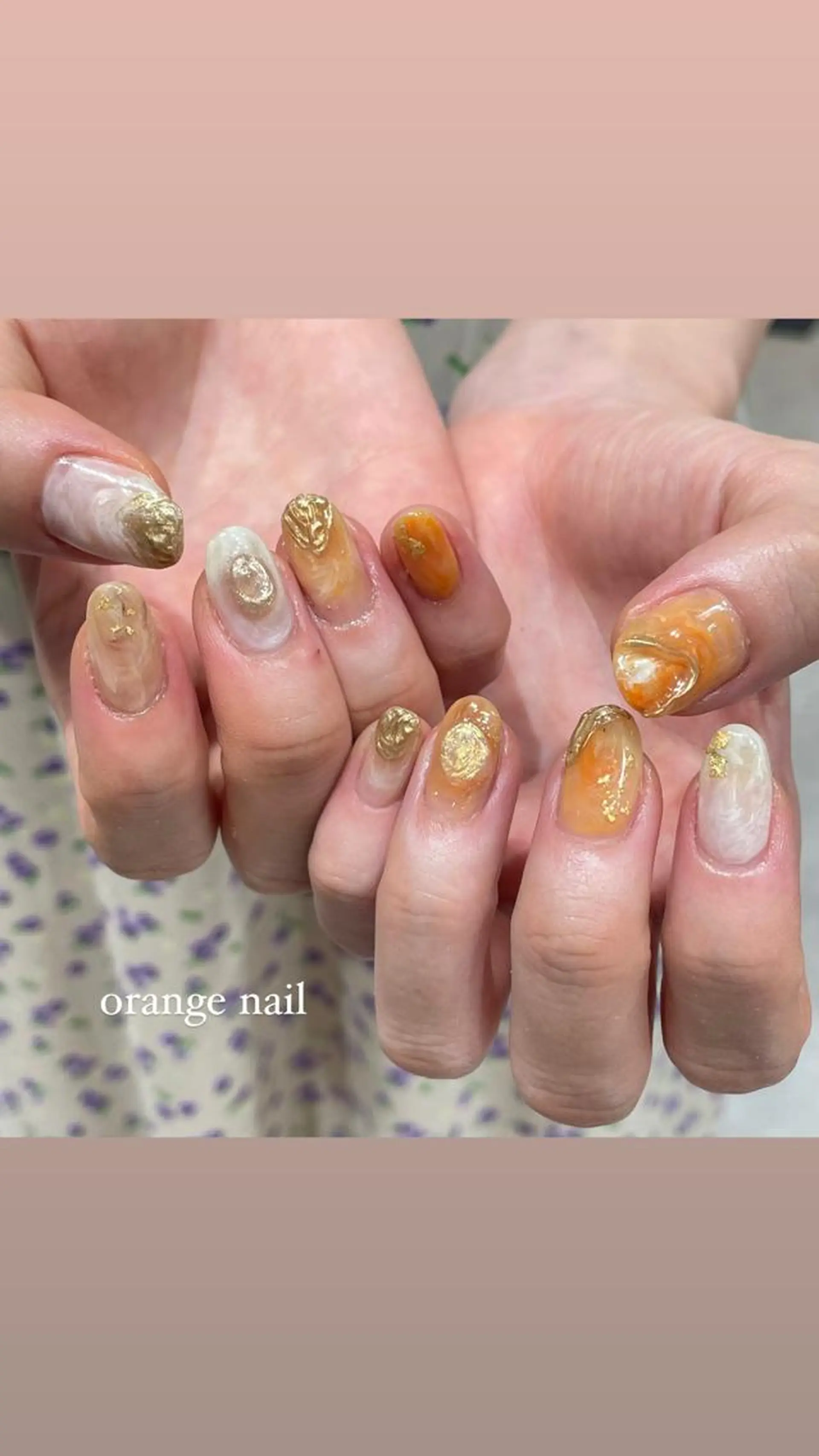 ネイル ハンドネイル 淡色ネイル 🎀moeのネイルデザイン