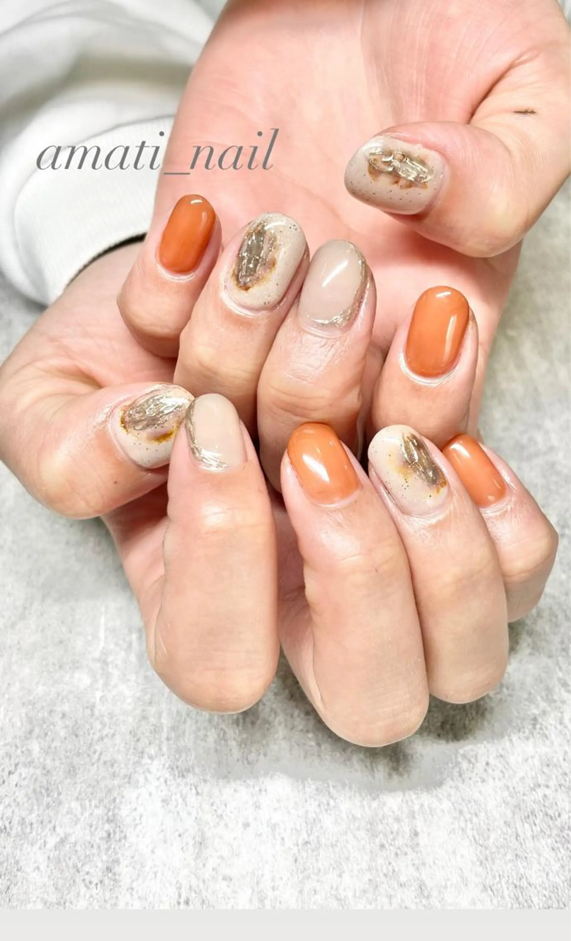 ネイル フレンチネイル ミラーネイル ニュアンスネイル ワンカラーネイル 春ネイル ハンドネイル amati_nail TAKAKOのネイルデザイン