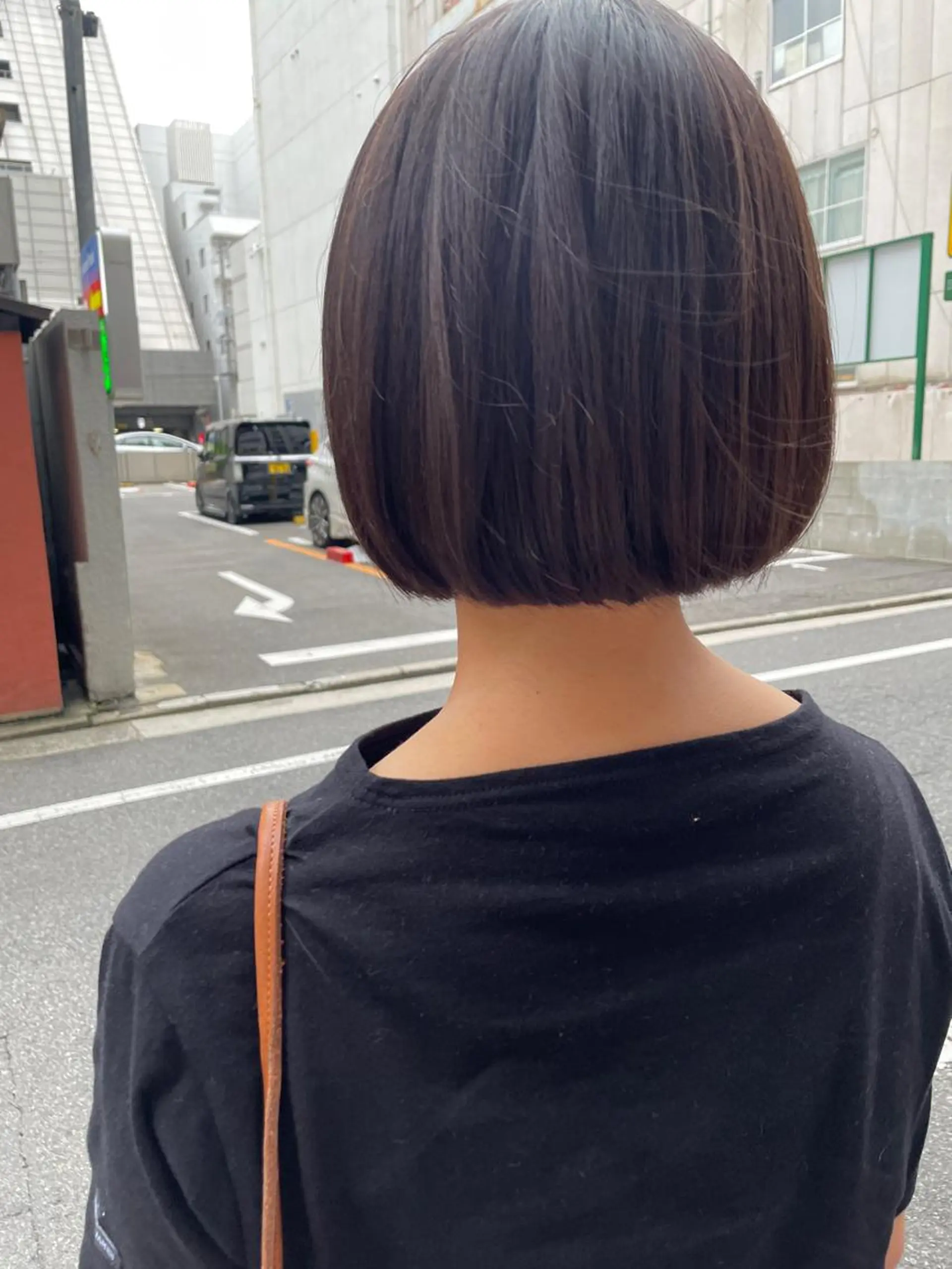 ショート ボブ カット ヘアカラー トリートメント さの あやねのヘアスタイル