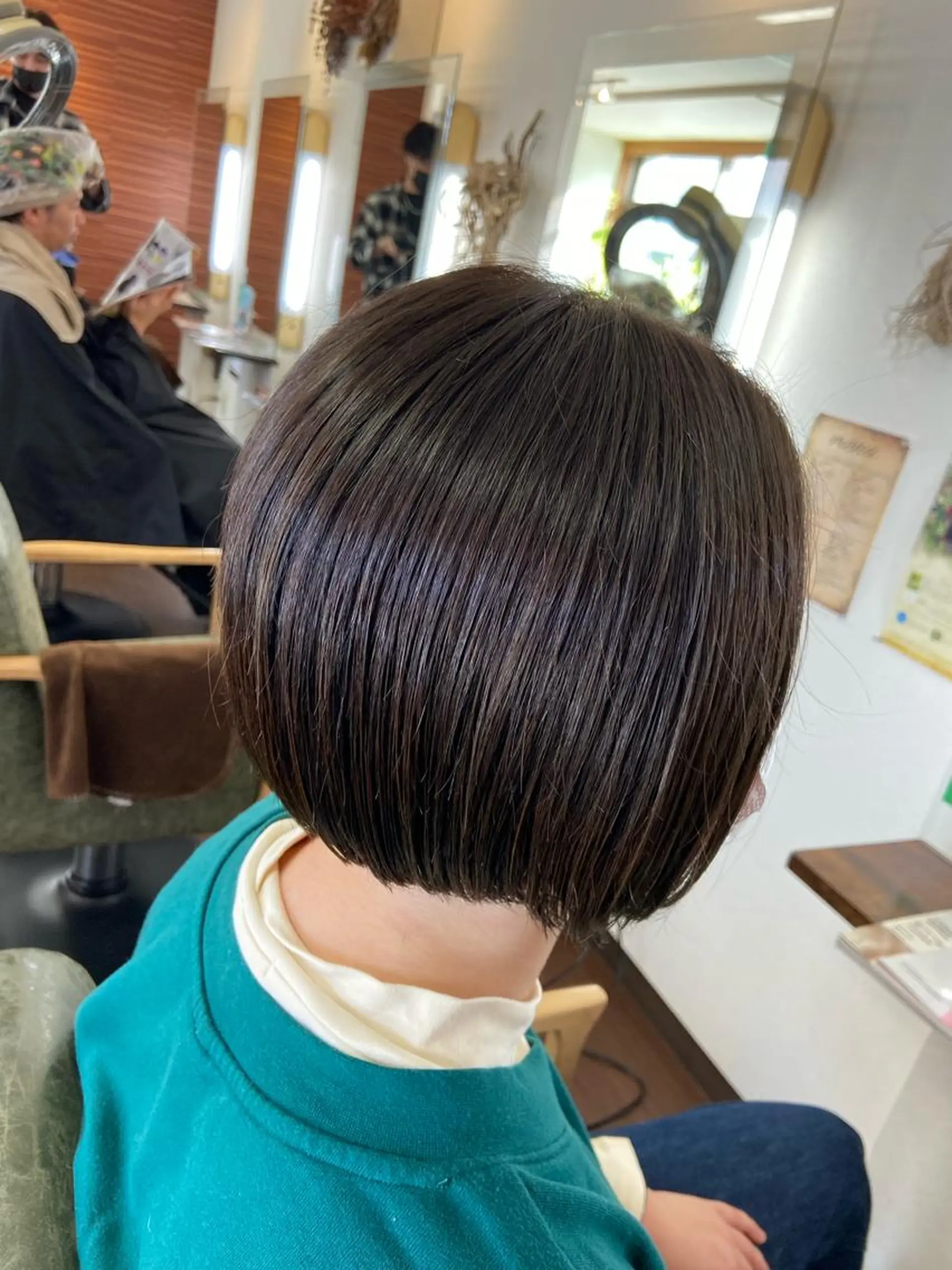 ショート カラー ショートボブ ボブ ショートヘア カット ヘアカラー 大人女性の艶カット カラー/菊池柊真🌟のヘアスタイル