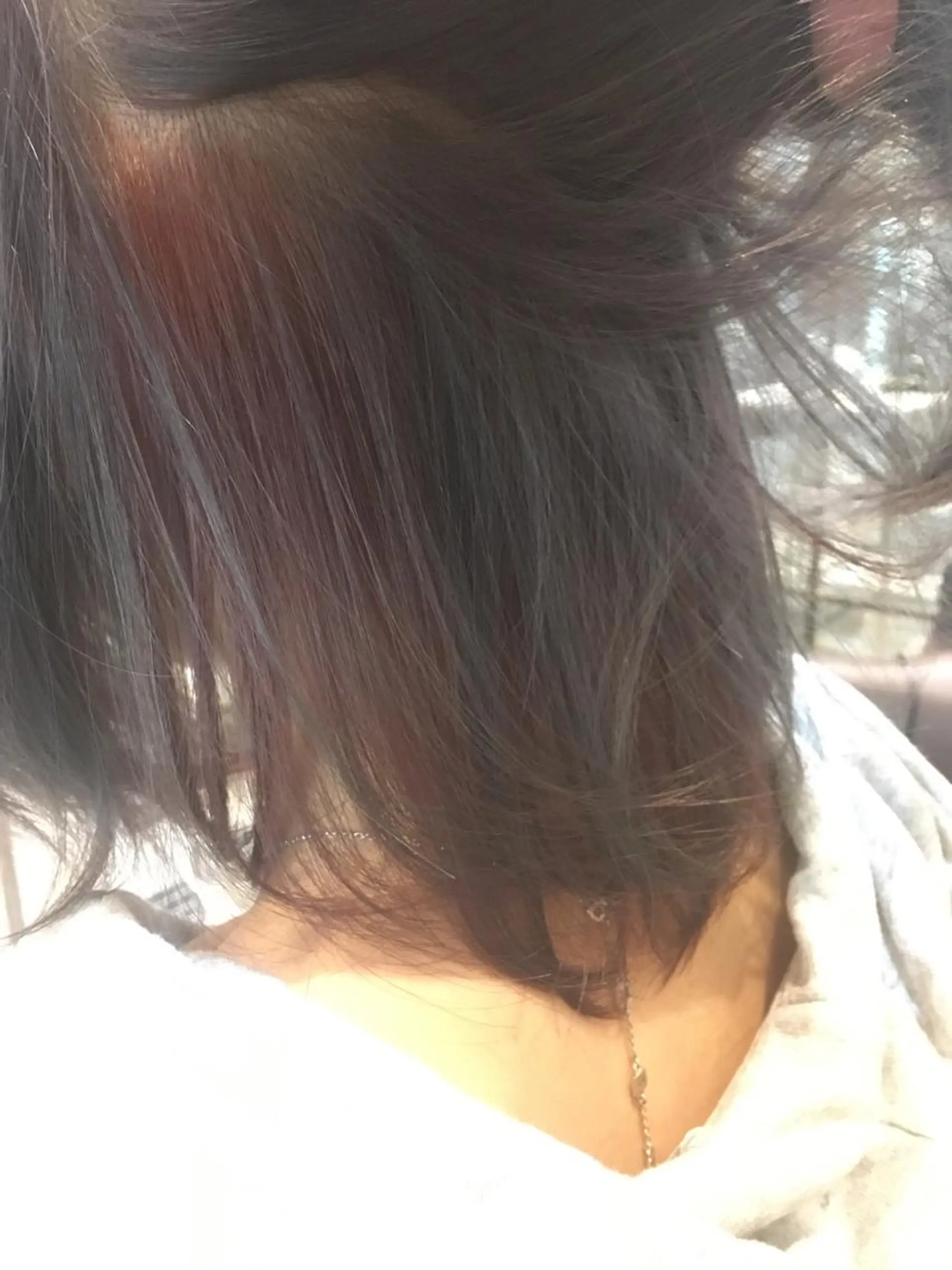 ミディアム カラー アッシュ ダークグレー ピンクカラー ピンクアッシュ 髪質改善✨艶髪✨ 古寺隆佑のヘアスタイル