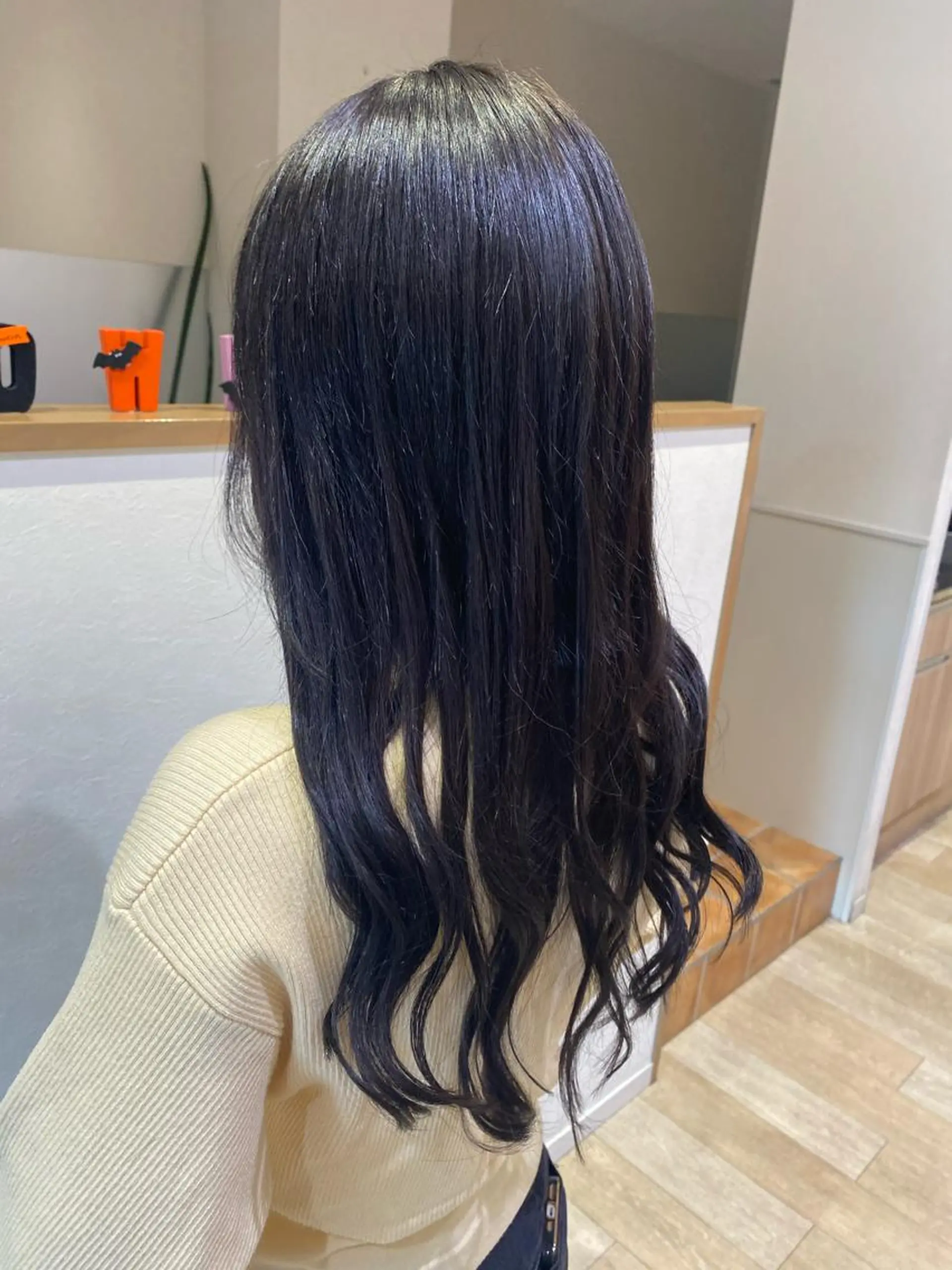 ロング シールエクステ 韓国風カラー エクステ 韓国風ヘア 渋谷/韓国レイヤー/ シールエクステ ななのヘアスタイル