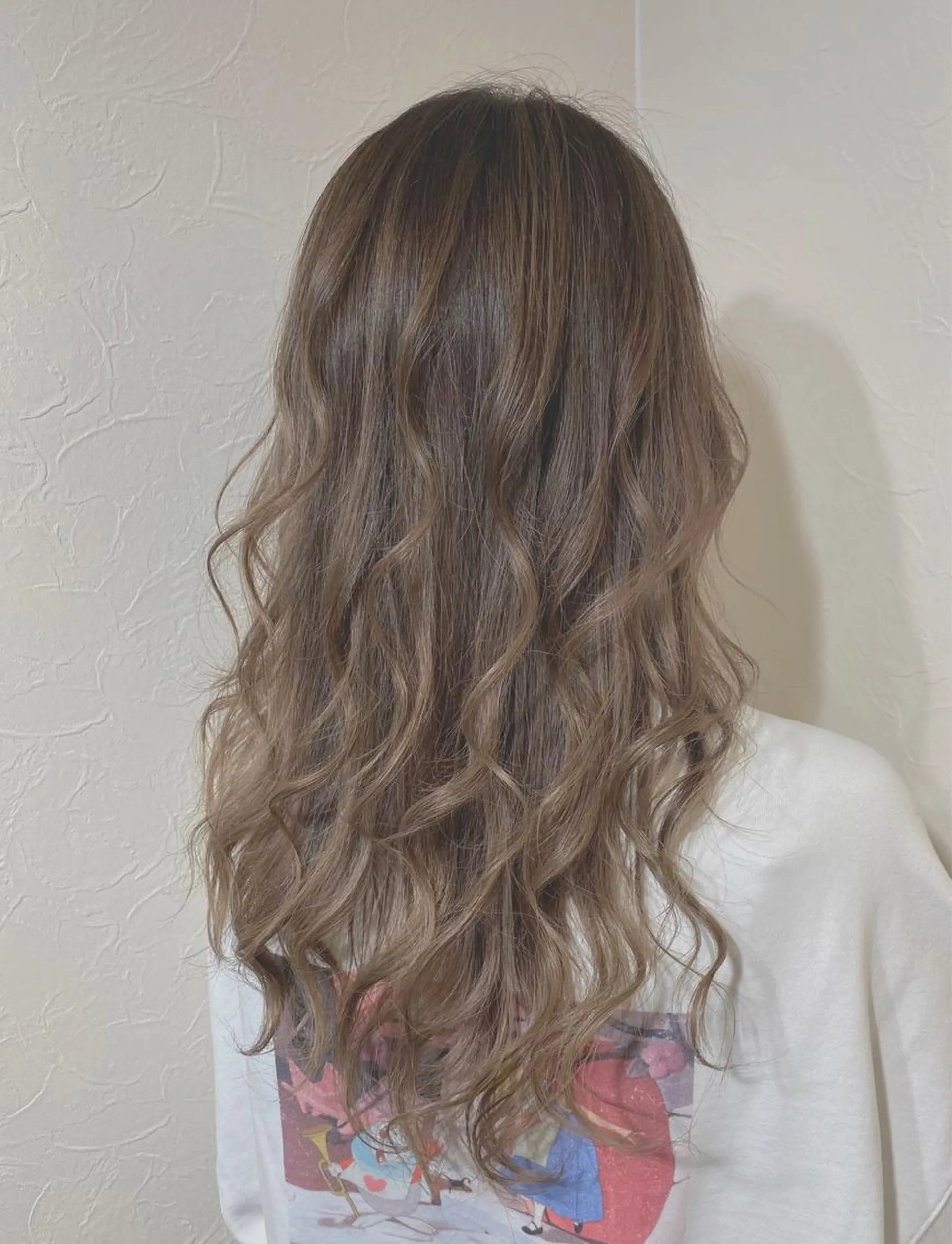 ロング カラー カット ヘアカラー トリートメント 💜 MINORI💜のヘアスタイル