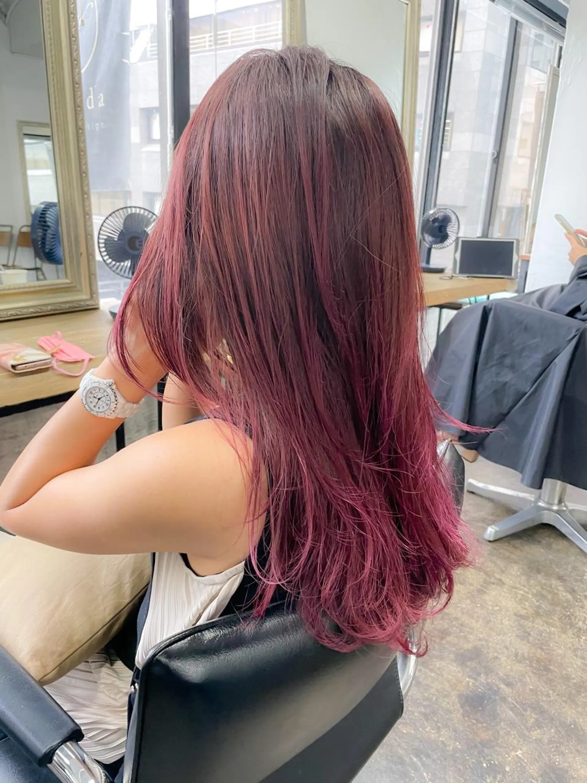 ロング カラー メンズパーマ メンズ特化ryoのヘアスタイル