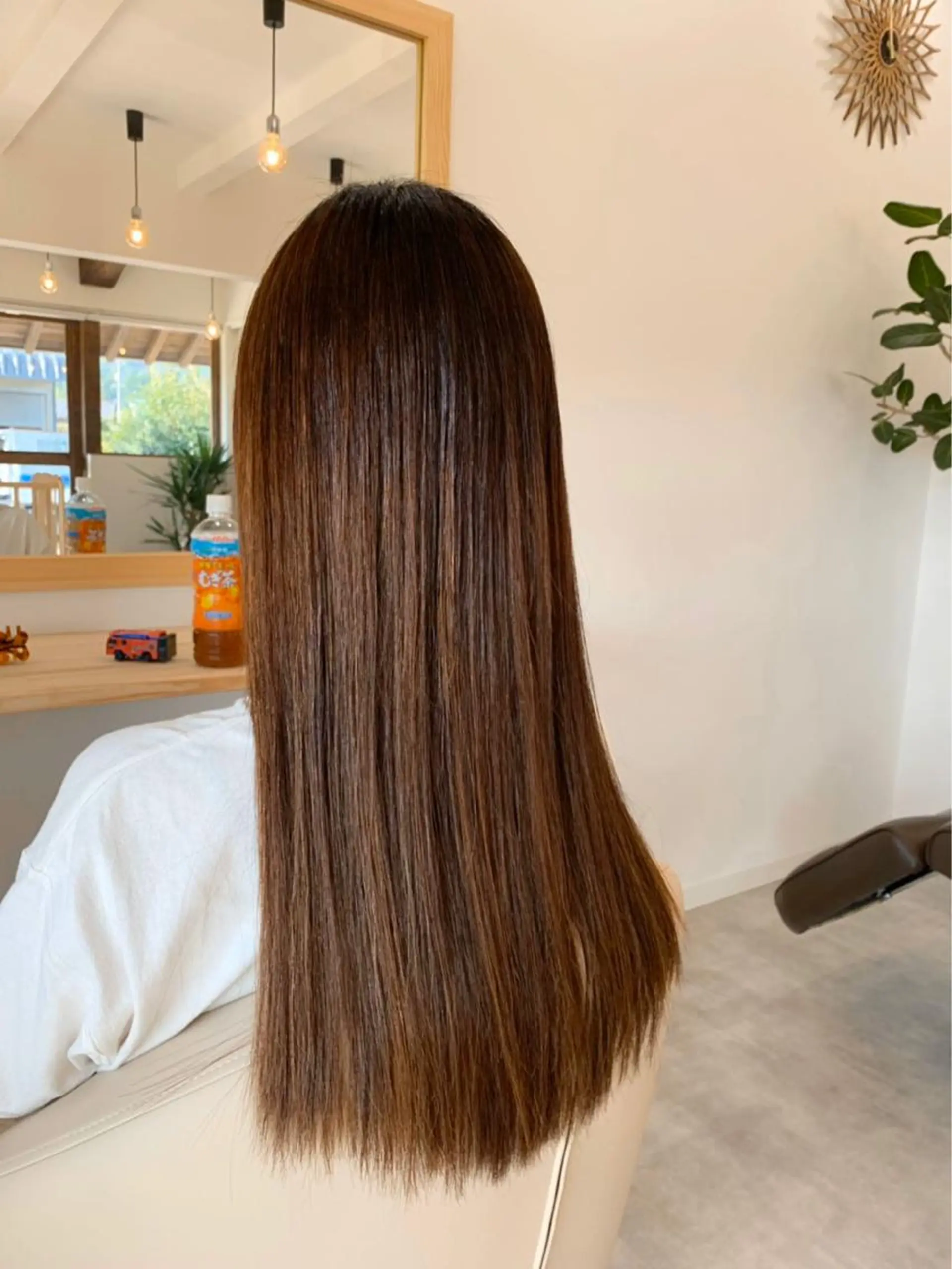 ロング 縮毛矯正 山内 瑞穂のヘアスタイル