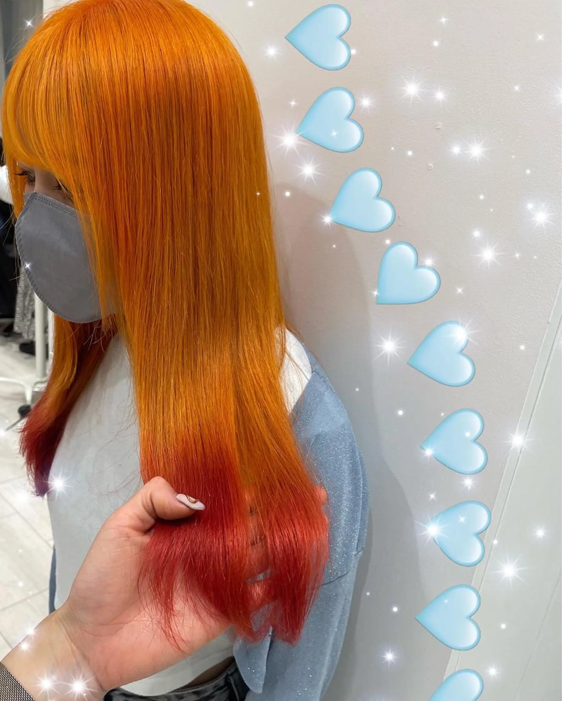 セミロング カラー ヘアカラー トリートメント 新宿駅近♡個室 ♡関口三都季🌜のヘアスタイル