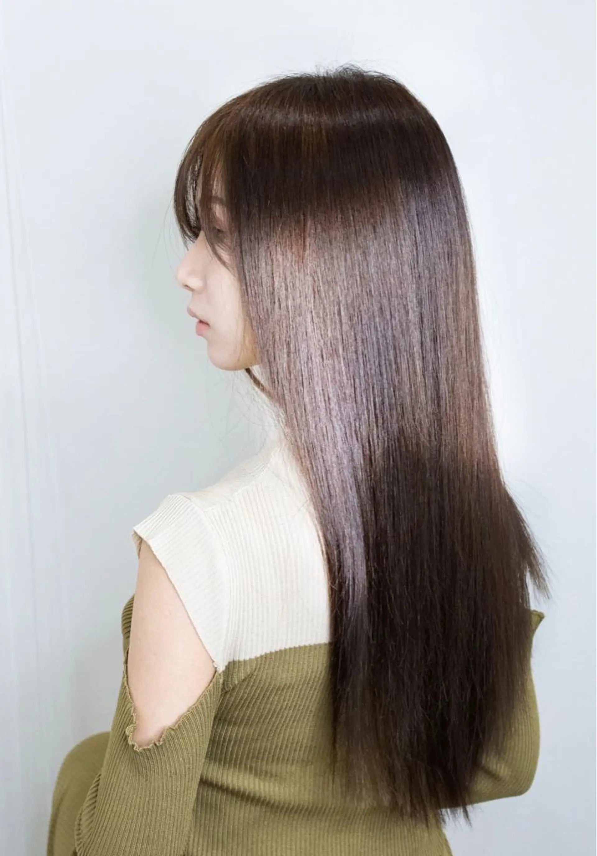 ロング カット 縮毛矯正 💎髪質改善専門 jewel boxのヘアスタイル