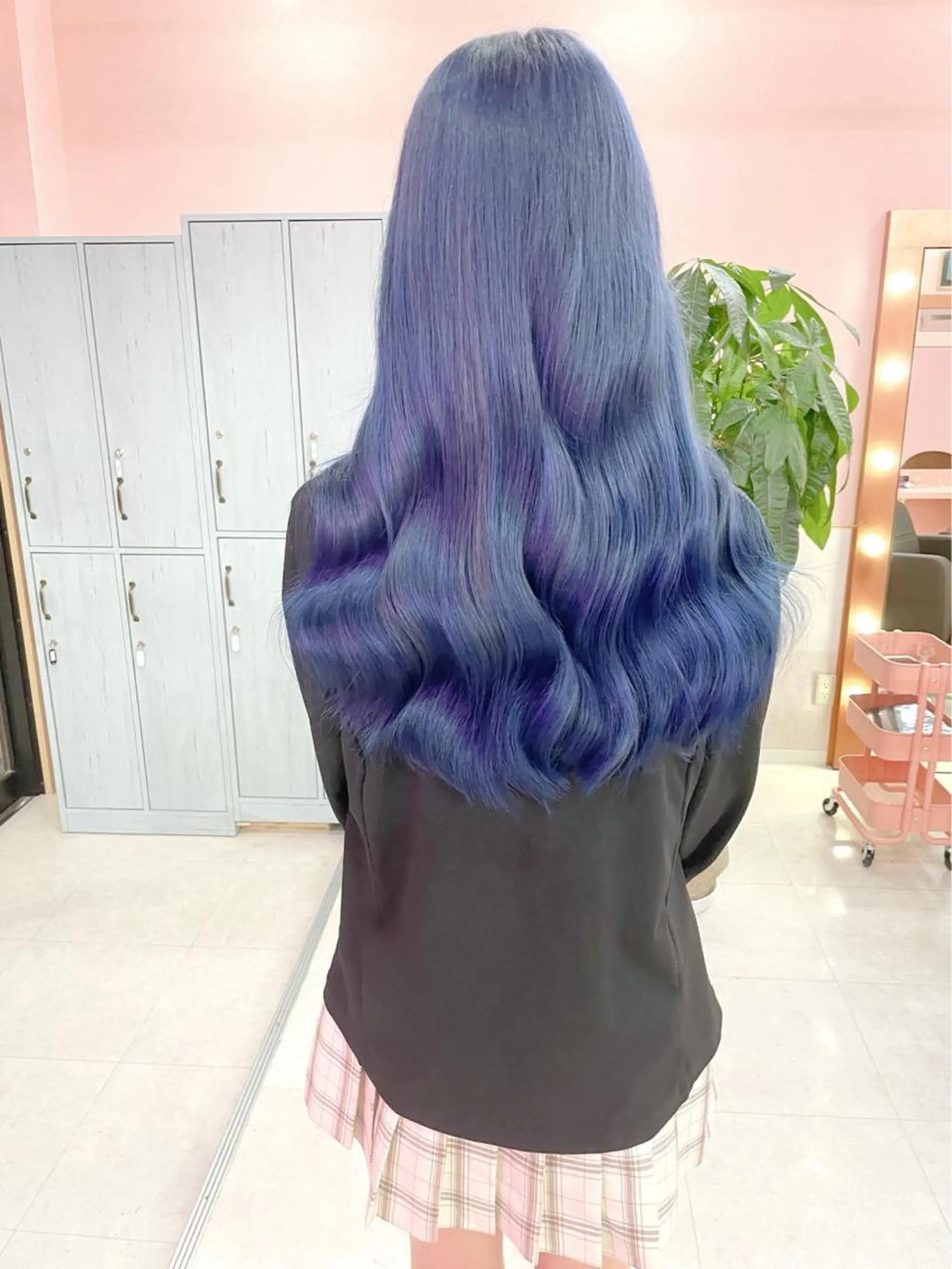 セミロング カラー アッシュ アッシュグレー アッシュグレージュ バレイヤージュ ミストバング カット ヘアカラー トリートメント ダブルカラー特化💍 tiam💍韓国ヘアのヘアスタイル