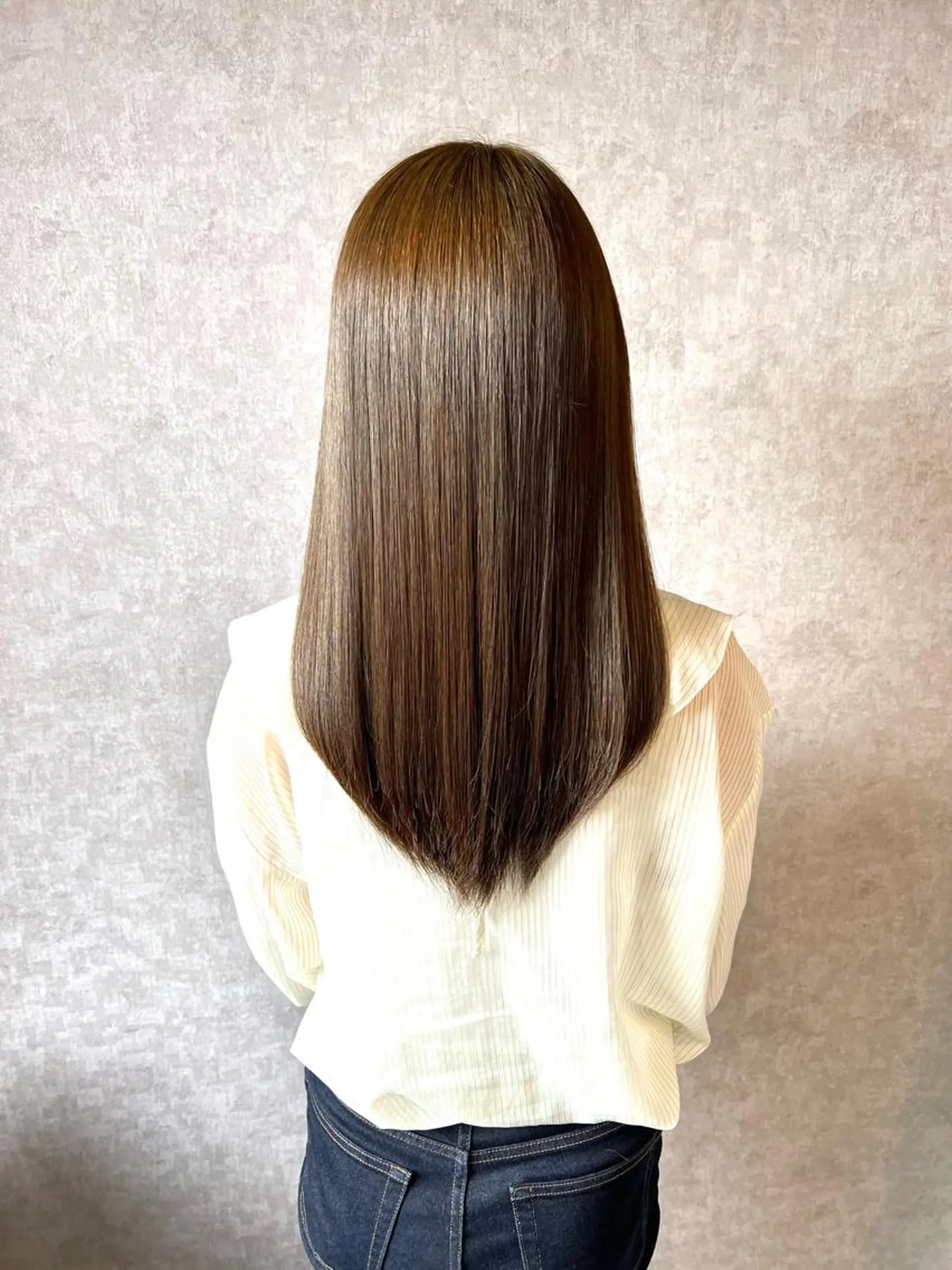 ロング 髪質改善 縮毛矯正 成田 和樹のヘアスタイル