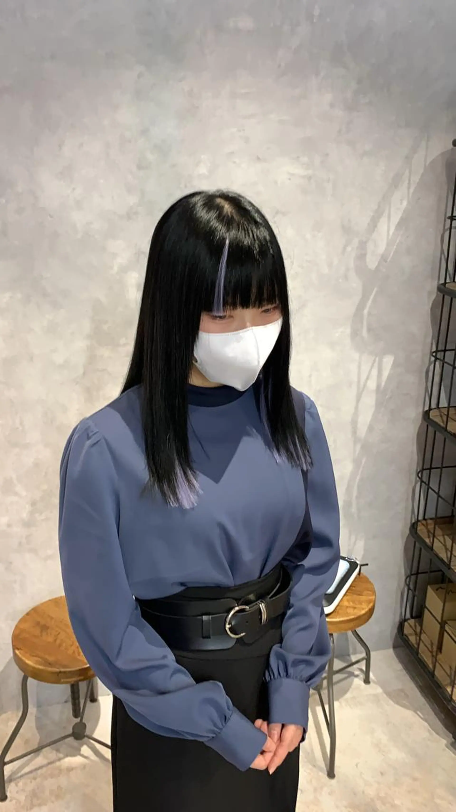 セミロング 派手髪支持率No1 Eisukeのヘアスタイル