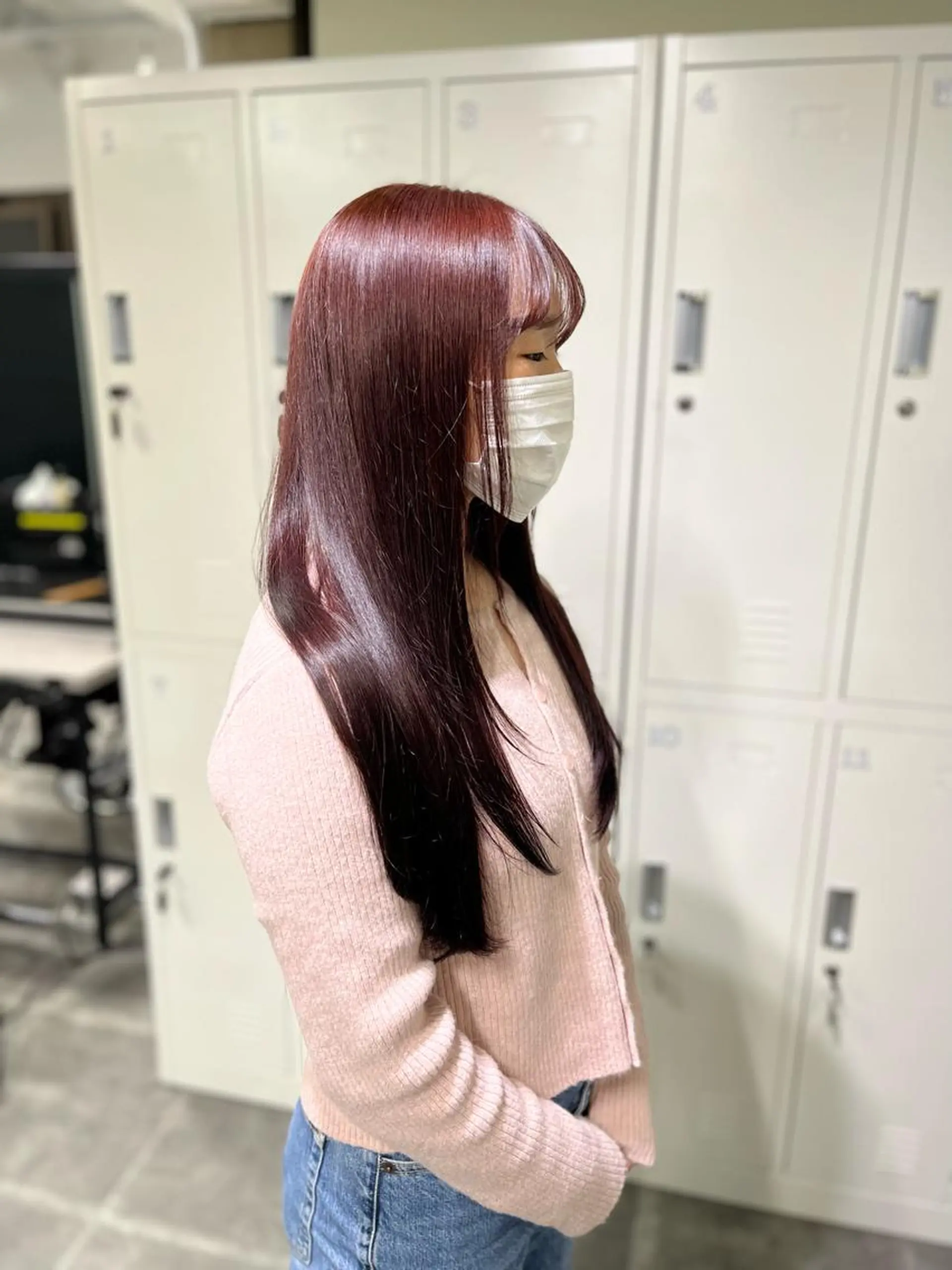 ロング 無料カットモデル ユナのヘアスタイル