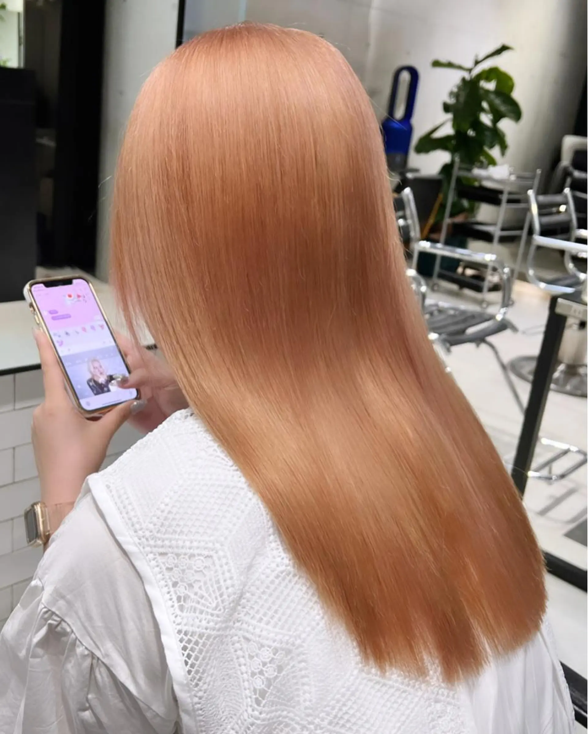 ロング カラー カット ヘアカラー トリートメント 赤みゼロ/透明感 カラー🌿KANTAのヘアスタイル