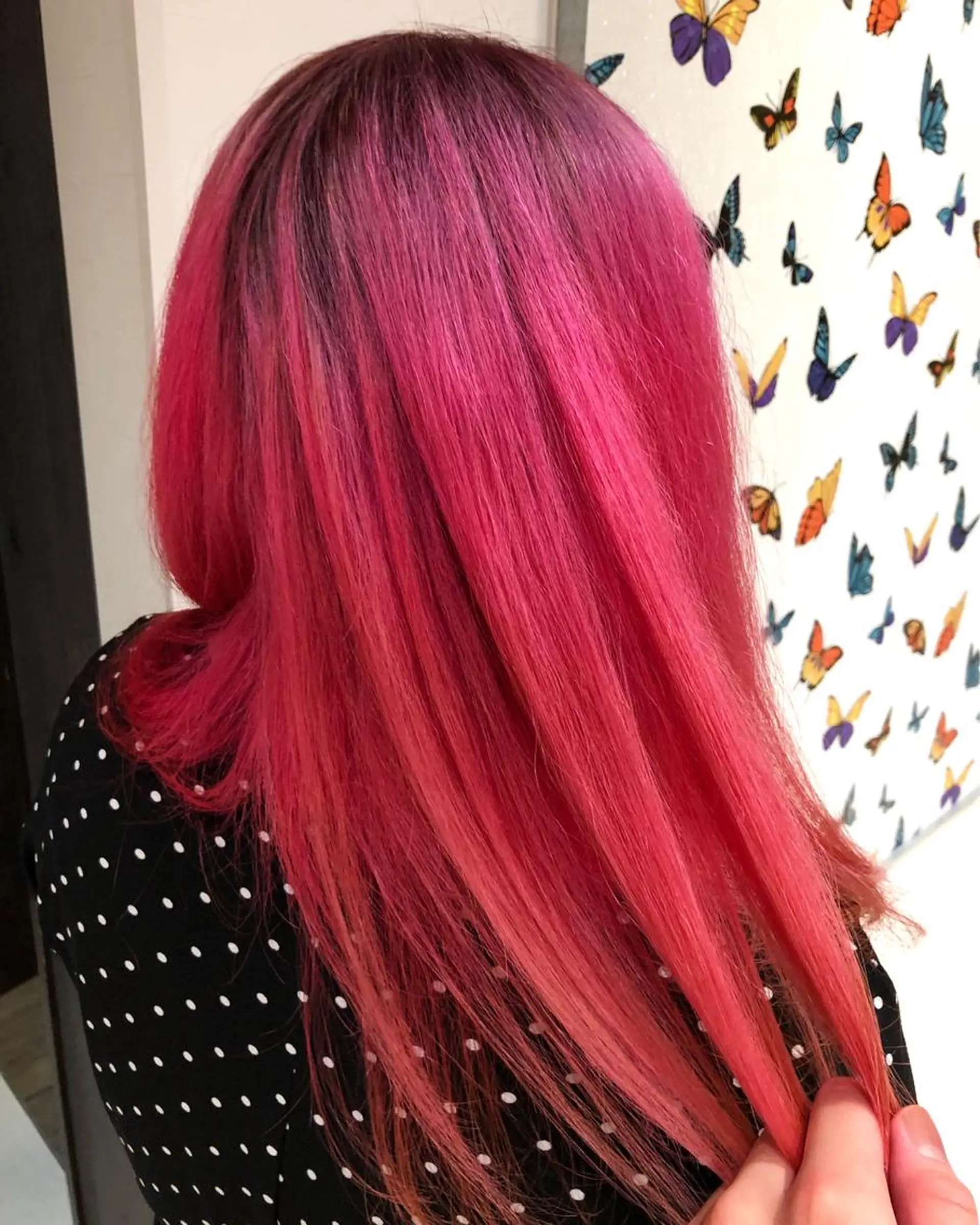 セミロング カラー ❣️レイヤーカット ❣️渡部晃輝のヘアスタイル