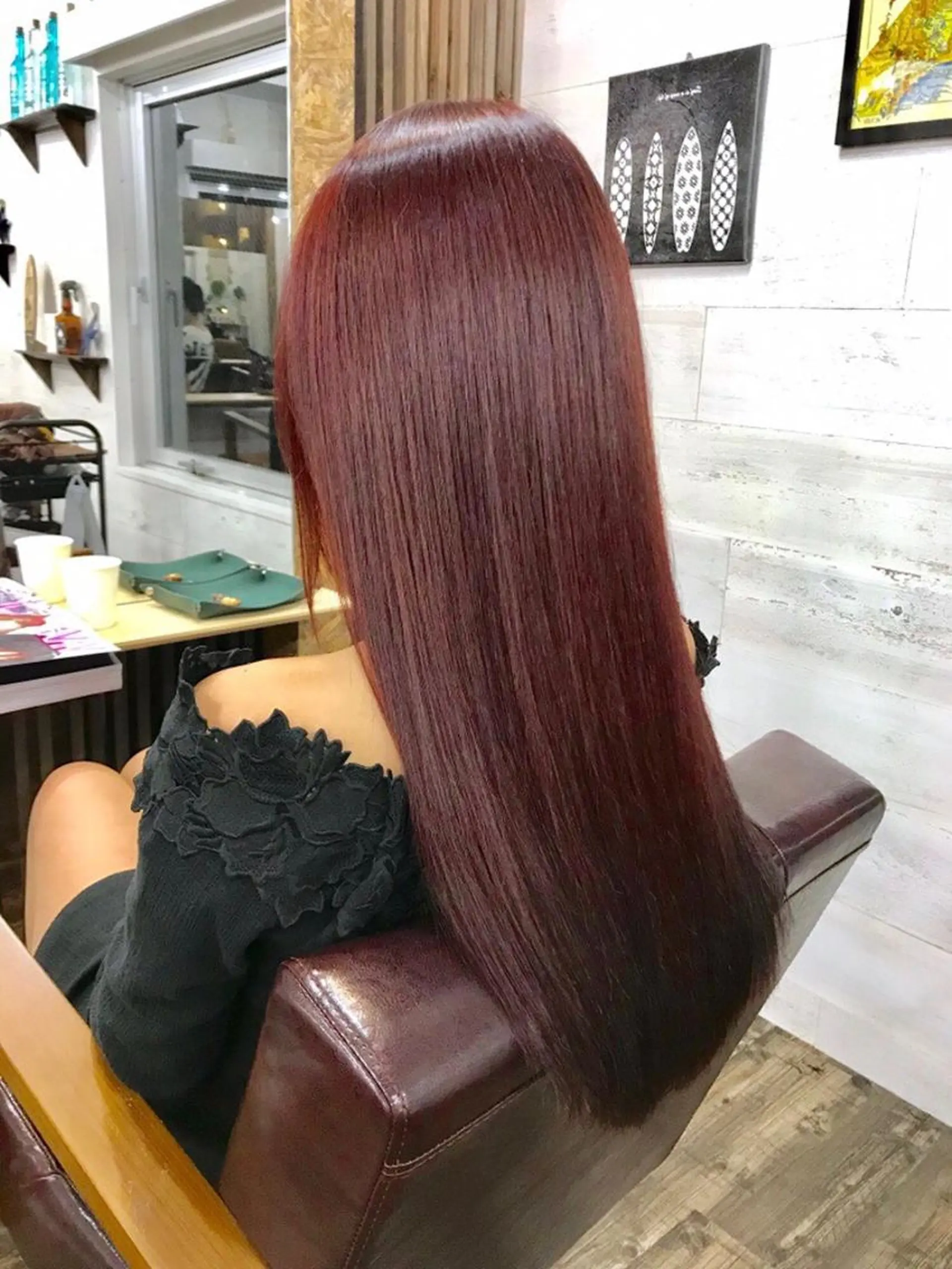 ロング カラー ヘアカラー 縮毛矯正 プチプラ&ハイクオ リティ✰Lilly✰のヘアスタイル