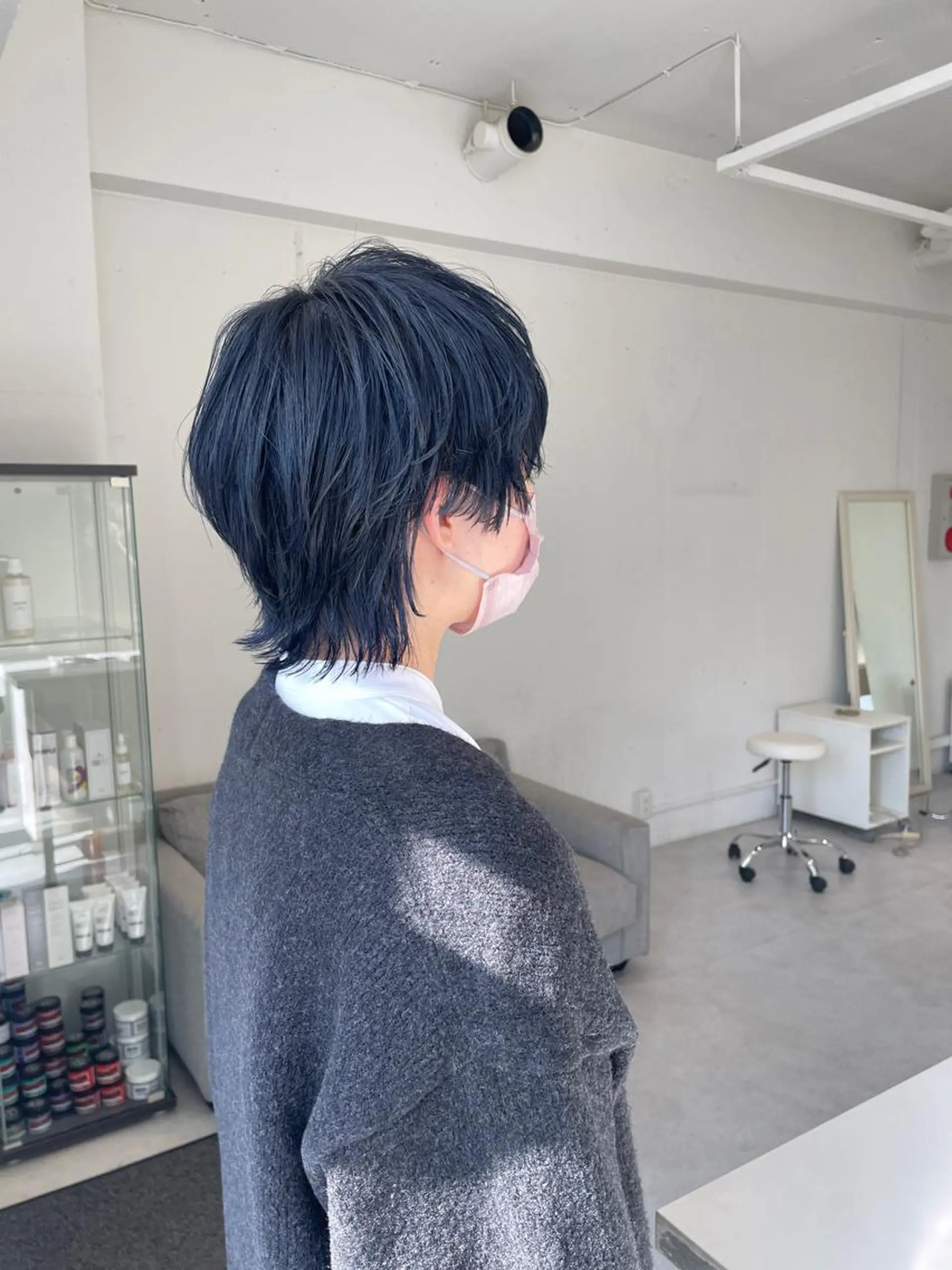 ミディアム メンズ メンズウルフカット ウルフカット TAAN HAIR こばしのヘアスタイル