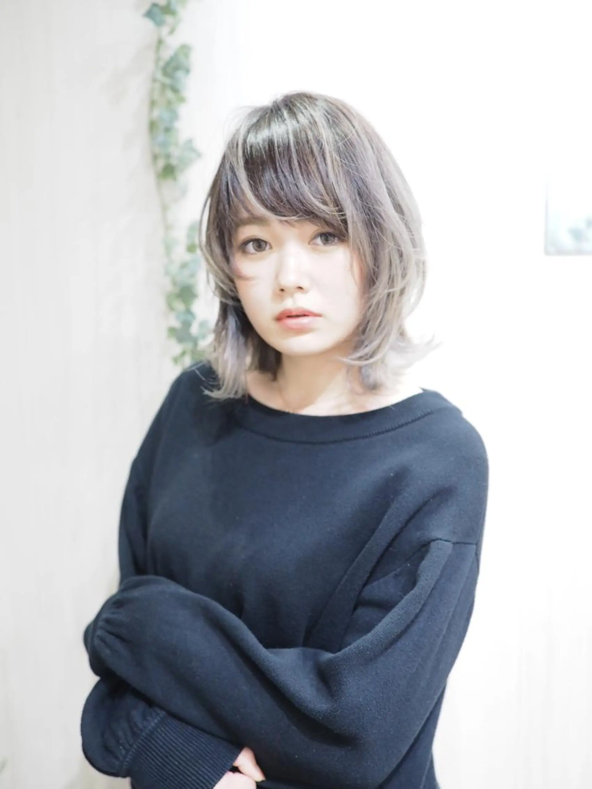 ミディアム 坂 直樹のヘアスタイル