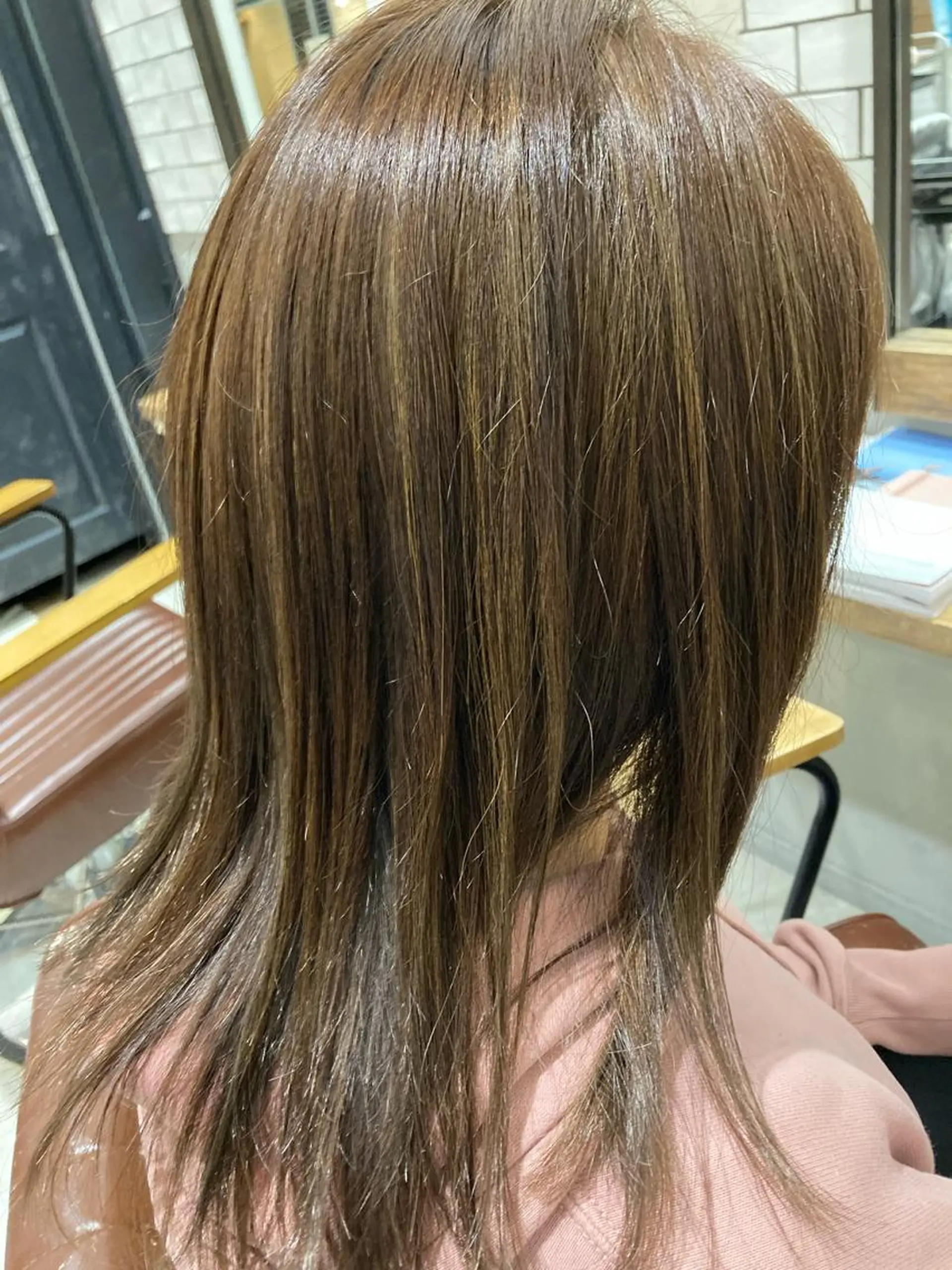 ミディアム カット ヘアカラー 菊地 優斗のヘアスタイル