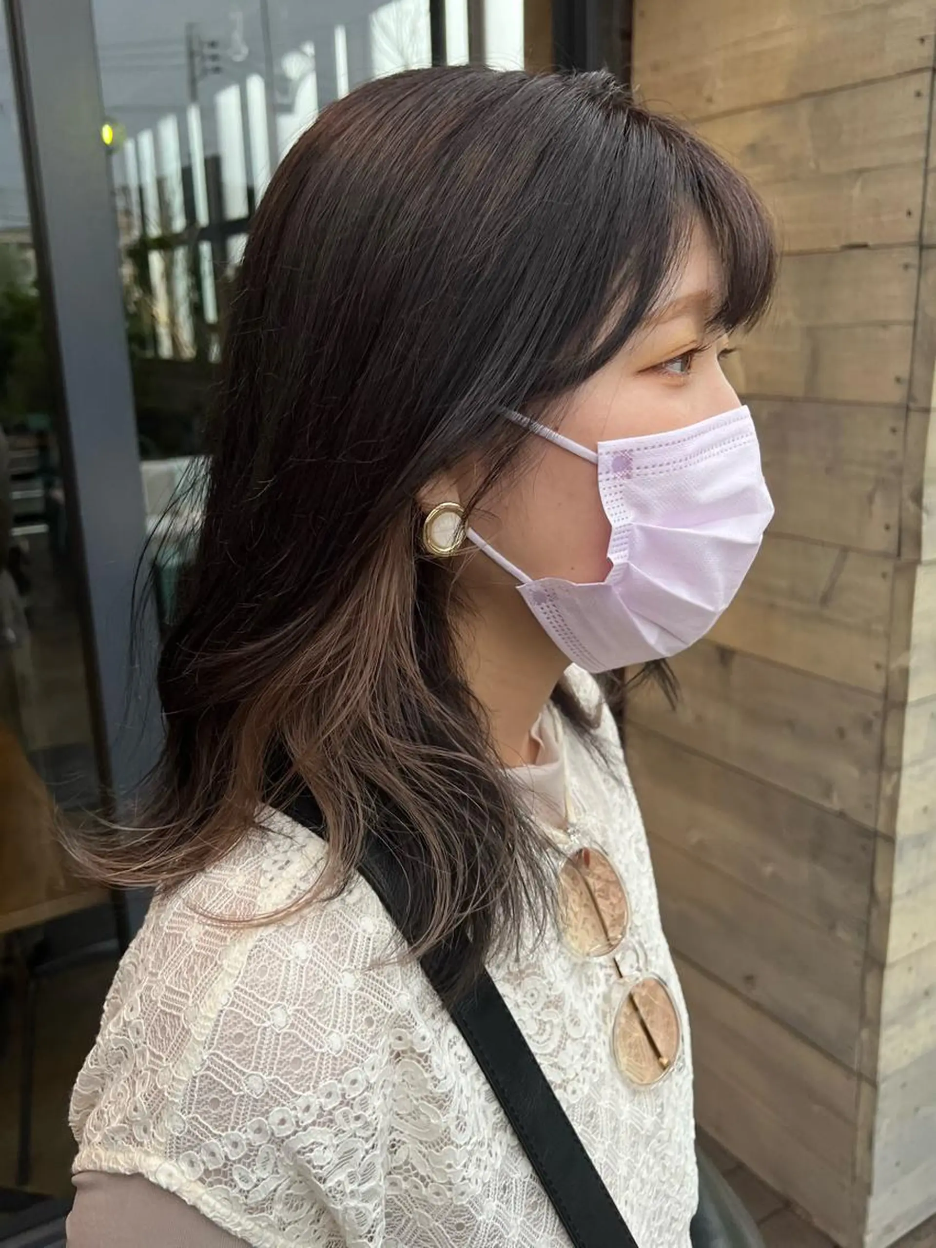 ミディアム カラー 🔷メンズフェザー スタイル🔹竹内凌のヘアスタイル