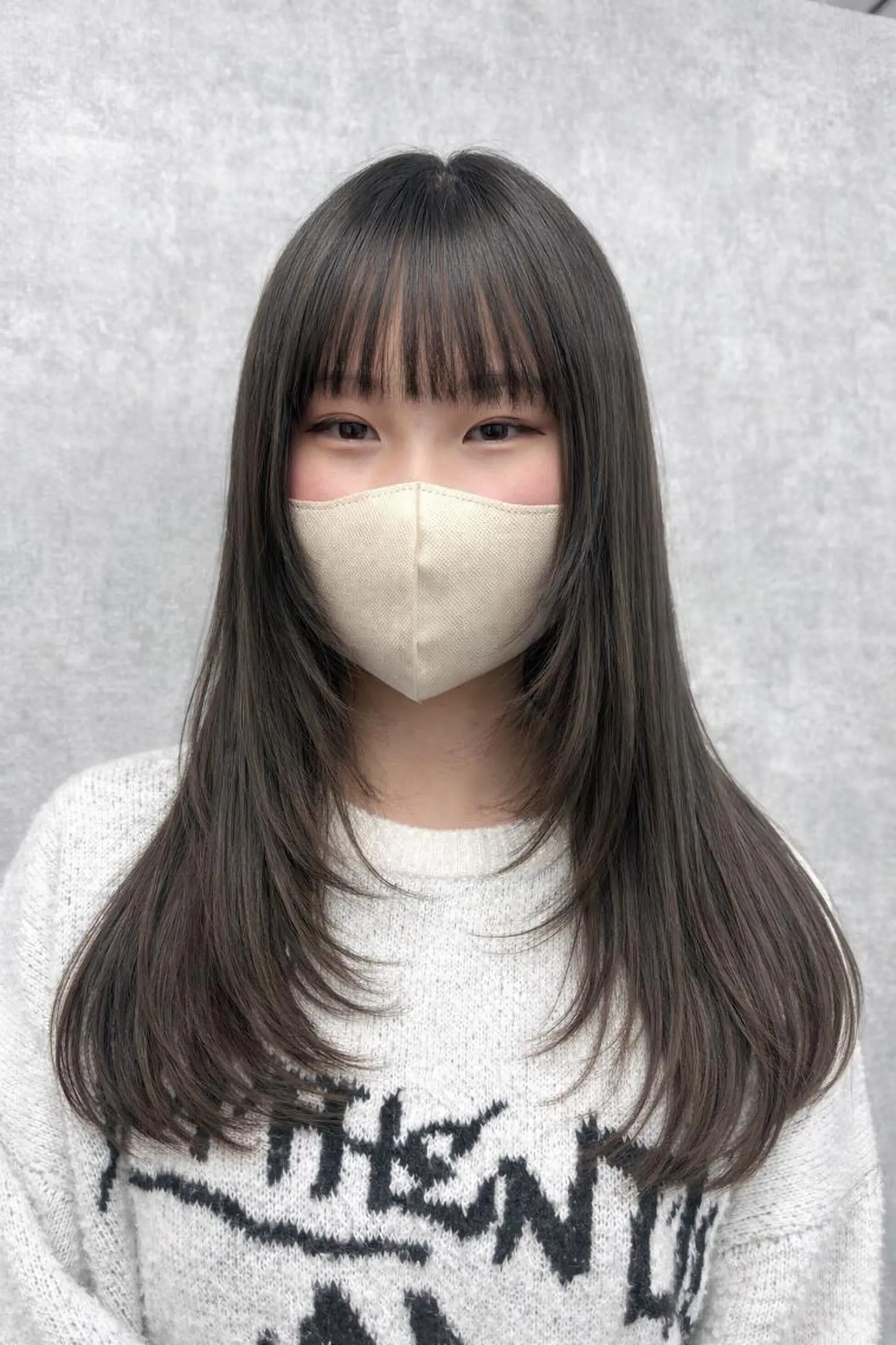 ロング レイヤーカット カット ハイトーン×艶カラー 🤍MIZUKIのヘアスタイル