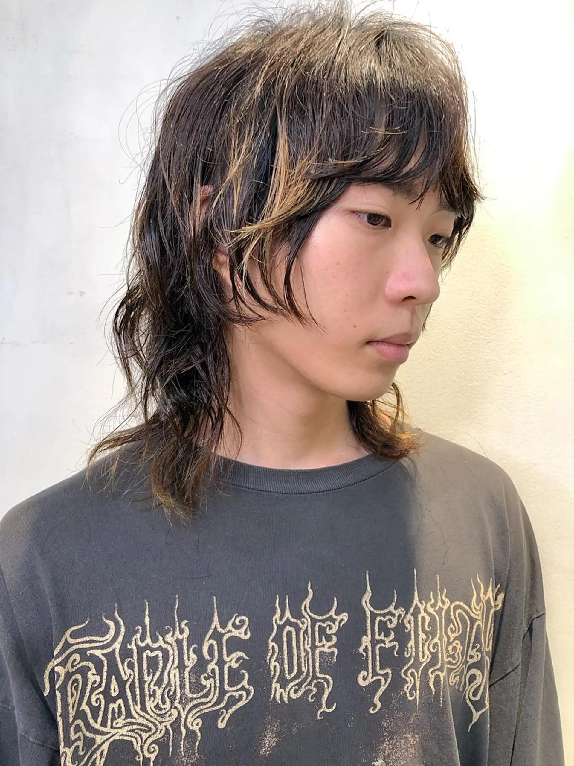 ショート カラー パーマ ウルフカット ニュアンスパーマ カット パーマ SALOWIN所属・ブリーチ🪡 ボブ🐬レイヤーのヘアスタイル