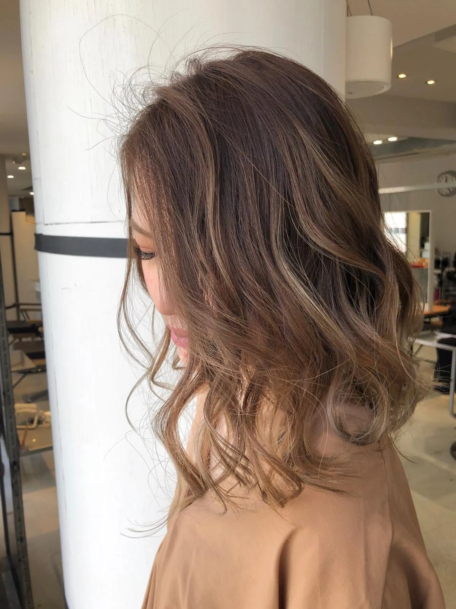 ミディアム カラー welring hair salonのヘアスタイル