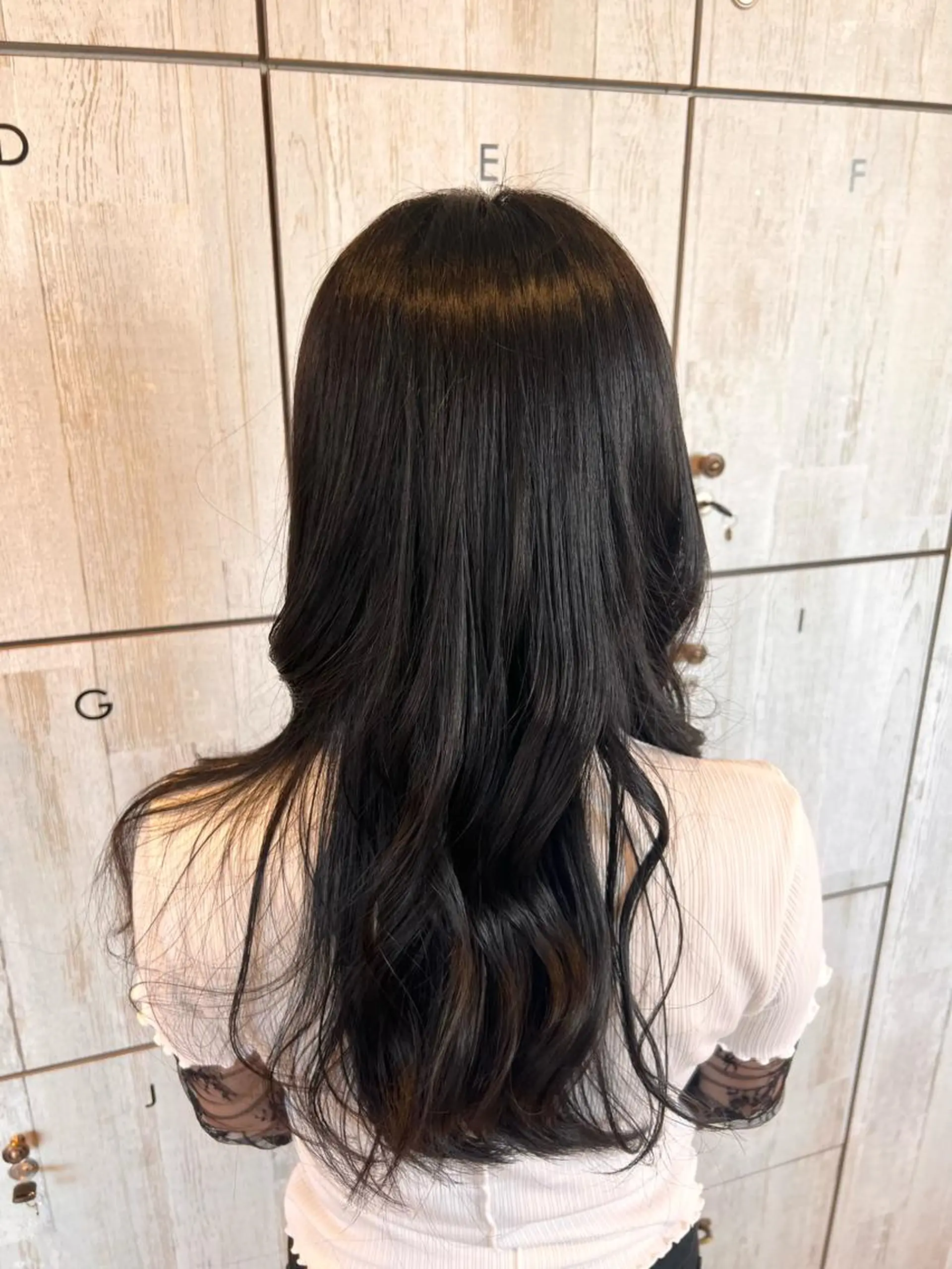 ロング カラー 山本 怜奈のヘアスタイル