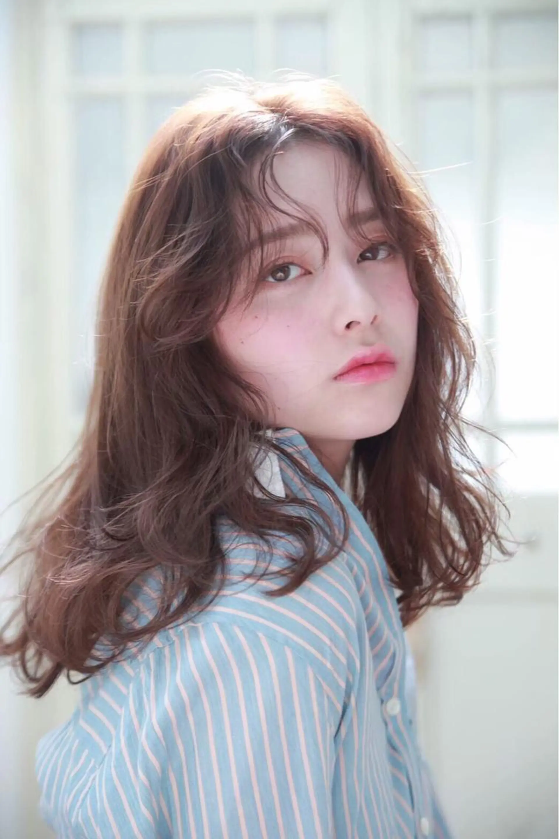 ロング カラー パーマ ヘアアレンジ メンズ キッズ ネイル マツエク・マツパ EnBlesS西宮 マンツーマン神道有基のヘアスタイル