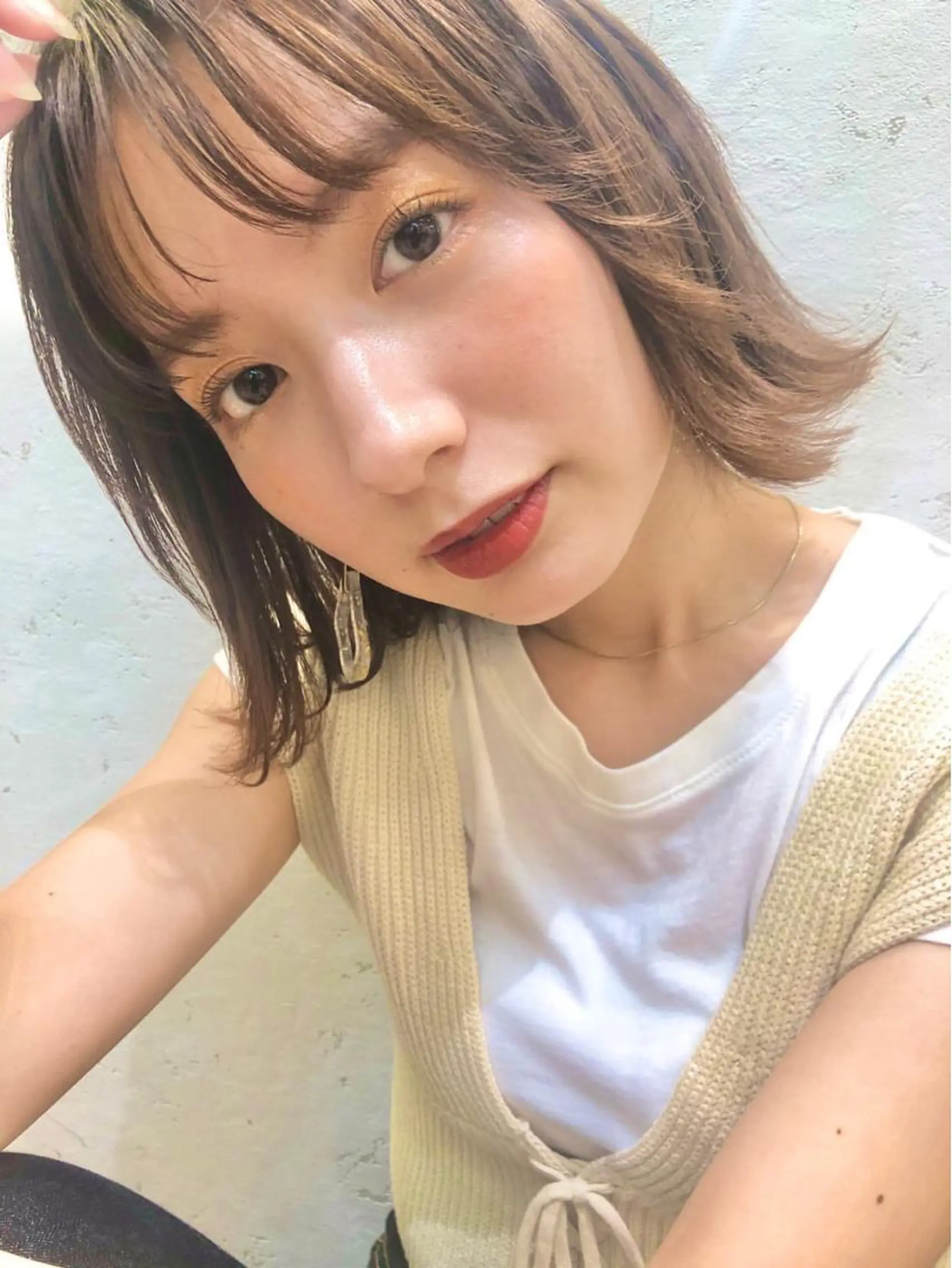 ショート ♥️ブリーチ/ボブ/ レイヤー♥️maiのヘアスタイル