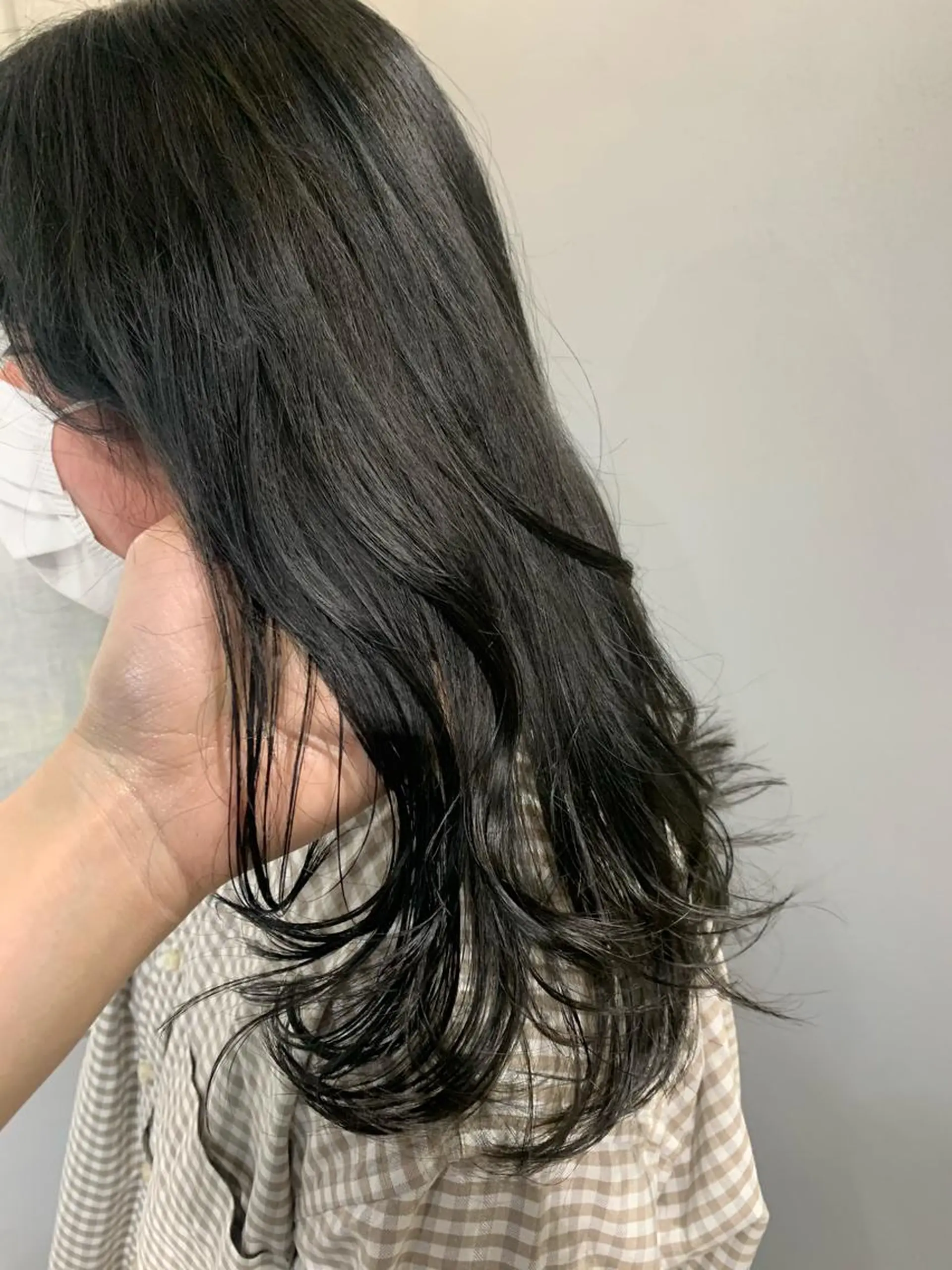 ロング カラー ボブパーマコテ巻き風 パーマNo1深江秀平のヘアスタイル