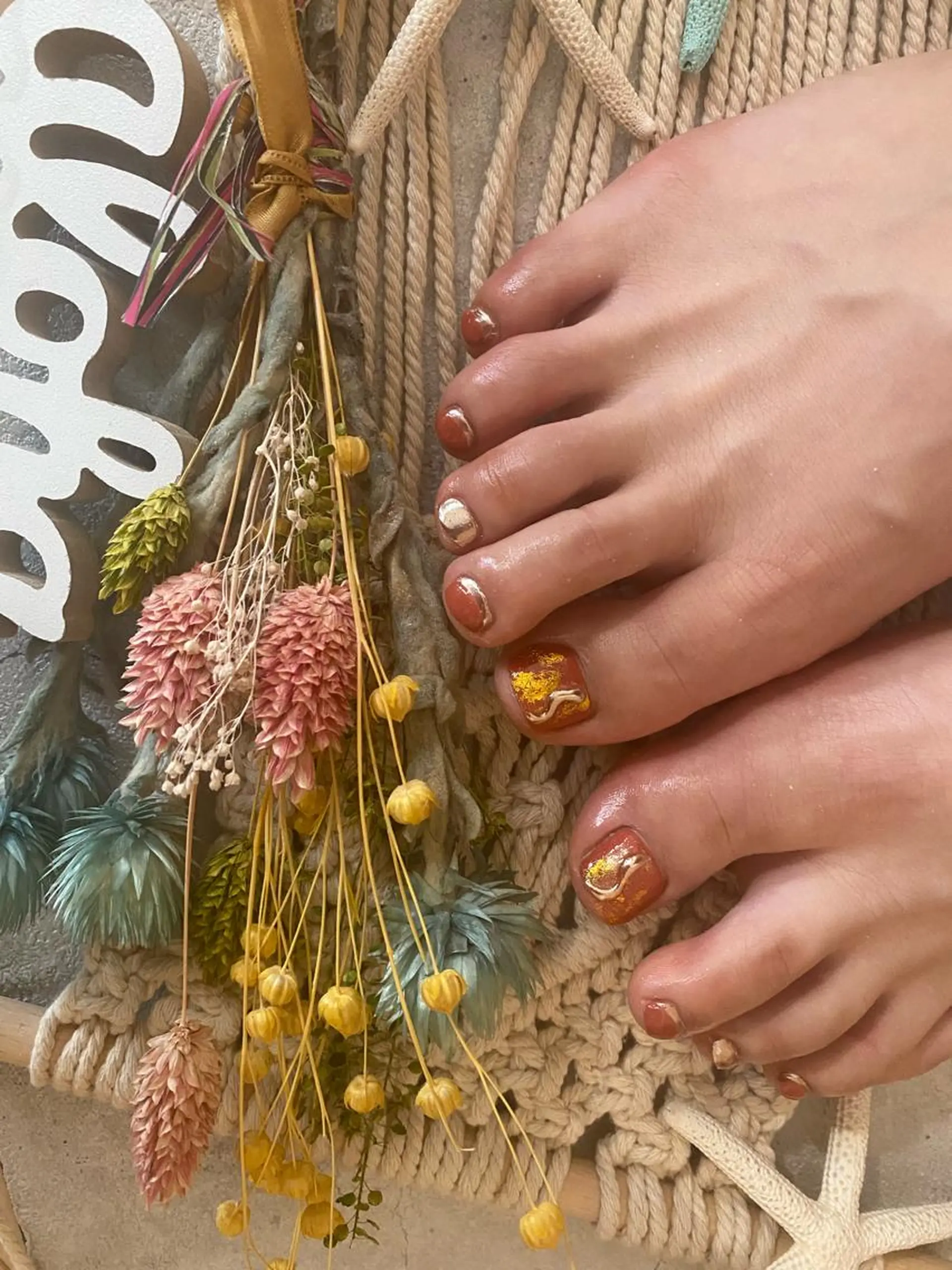 ネイル フットネイル ëmma nail_ by chulaのネイルデザイン