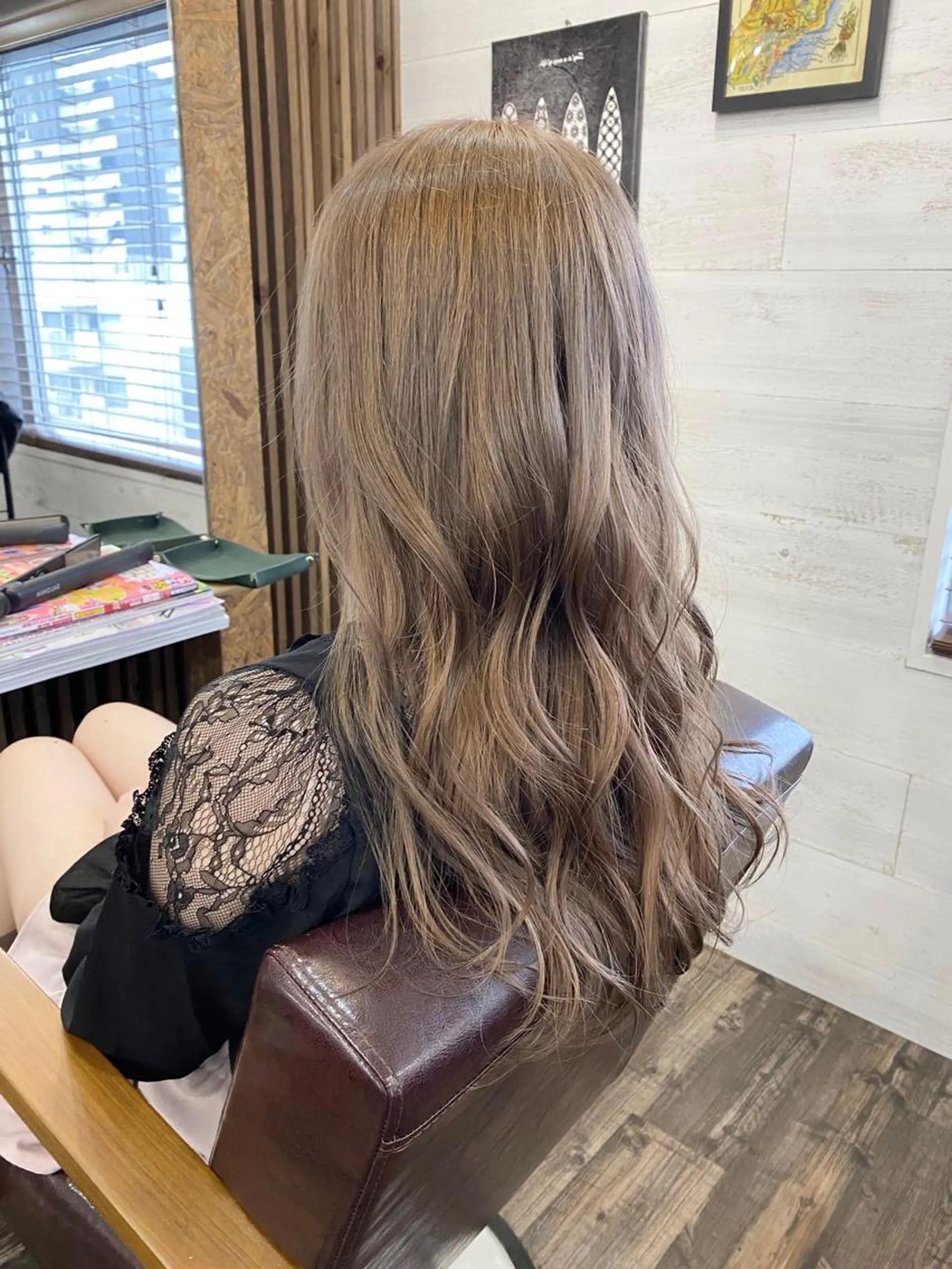 ロング カラー カット ヘアカラー トリートメント プチプラ&ハイクオ リティ✰Lilly✰のヘアスタイル