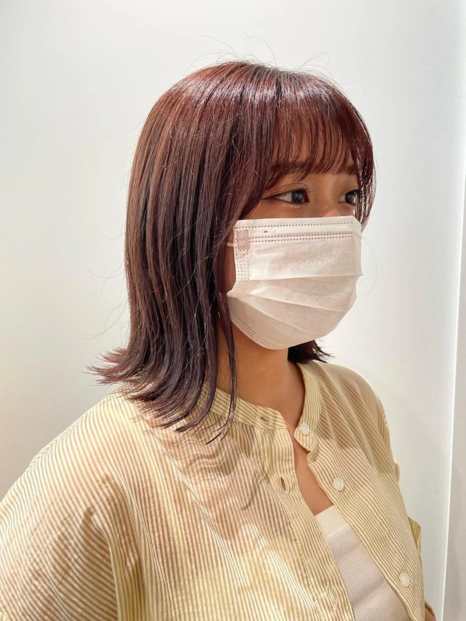 ショート カラー gotoday　shaire　saron所属・miu. ボブ/透け感カラーのヘアスタイル