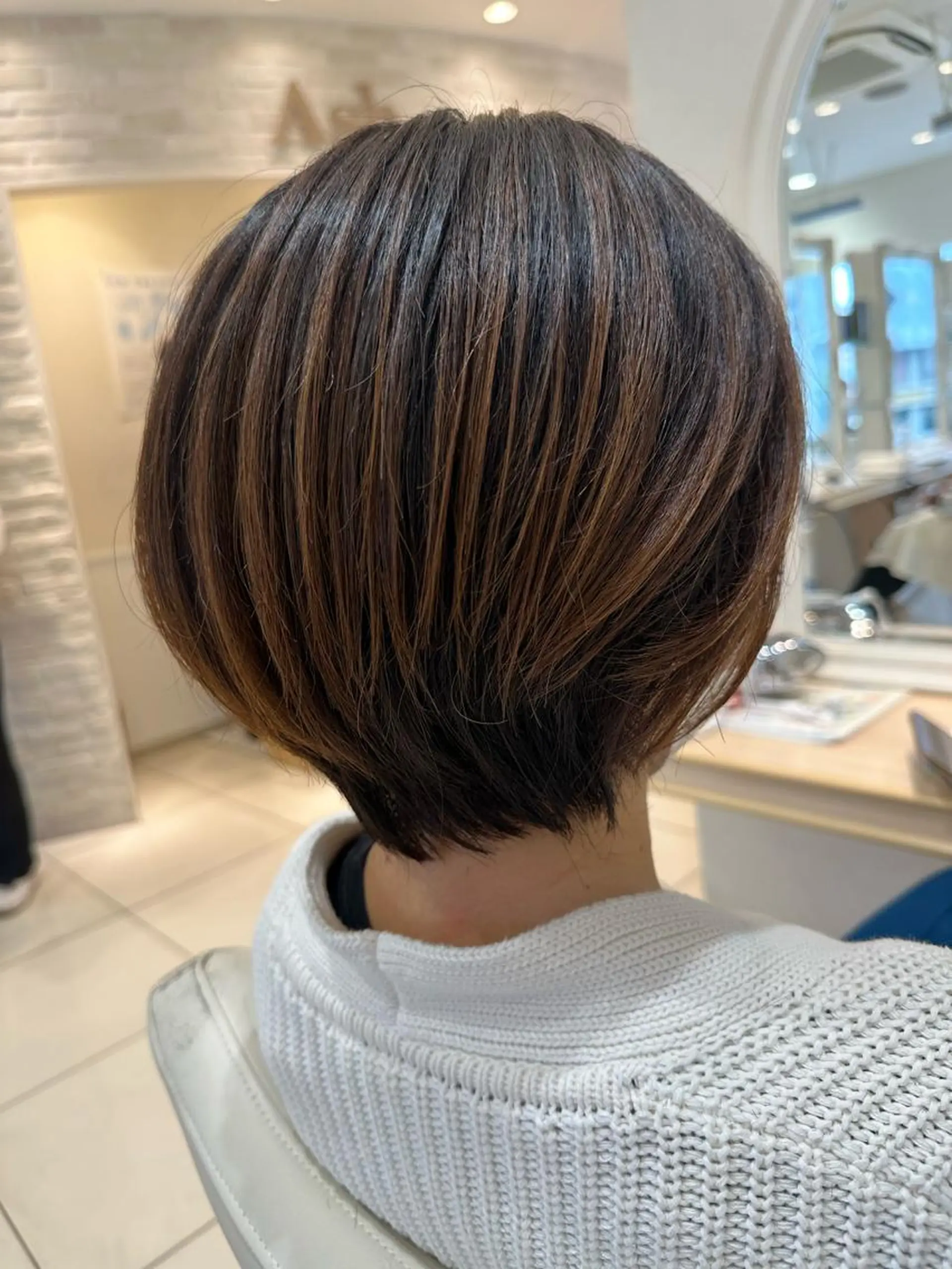 ショート ショートボブ ボブ ショートヘア 鈴木 華枝のヘアスタイル