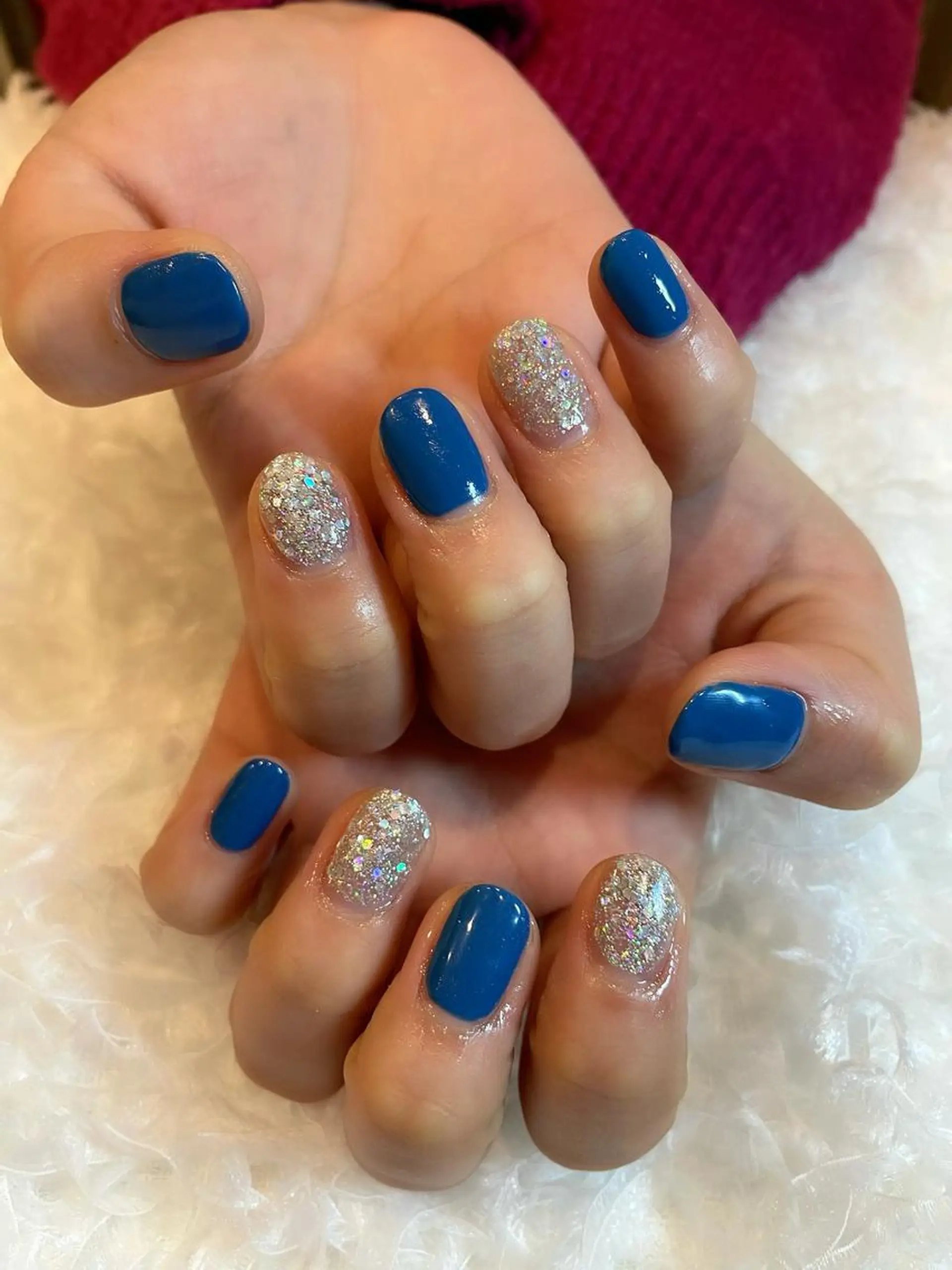 ネイル ワンカラーネイル ささき れいなのネイルデザイン